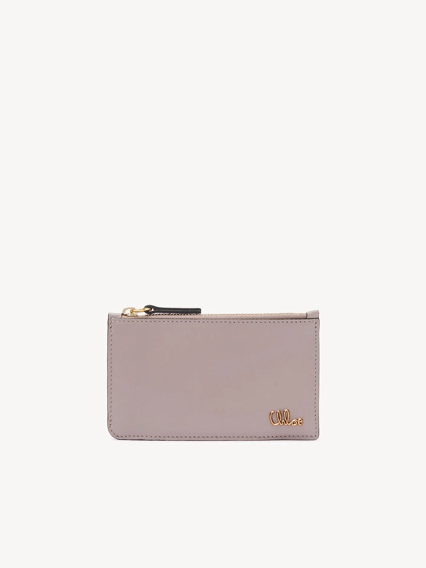 SMALL CHLOÉ ICONIC PURSE WITH CARD SLOTS IN SHINY LEATHER - 1