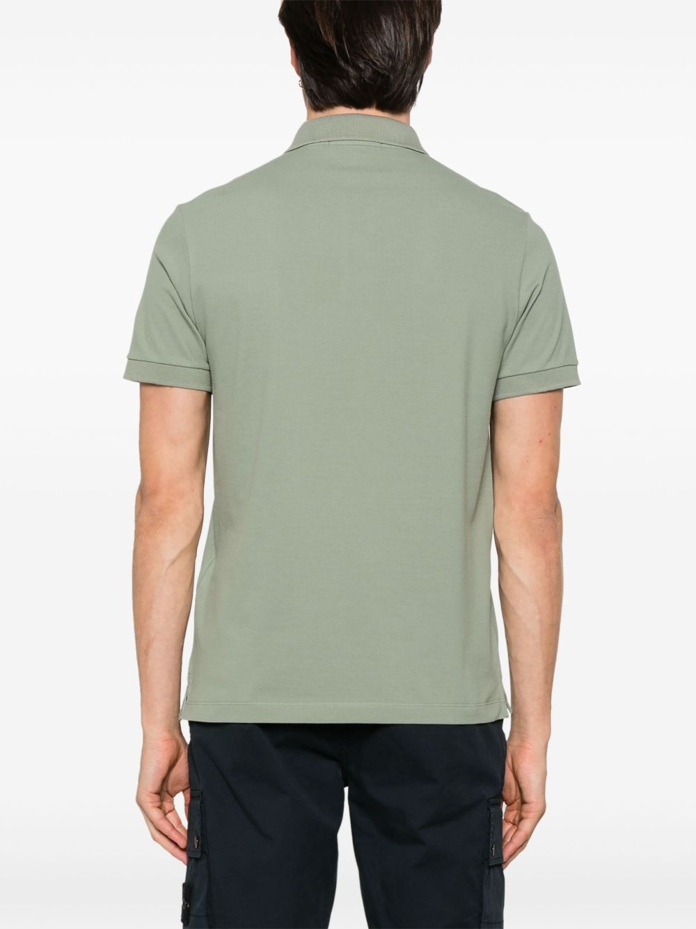 Compass-motif polo shirt - 3