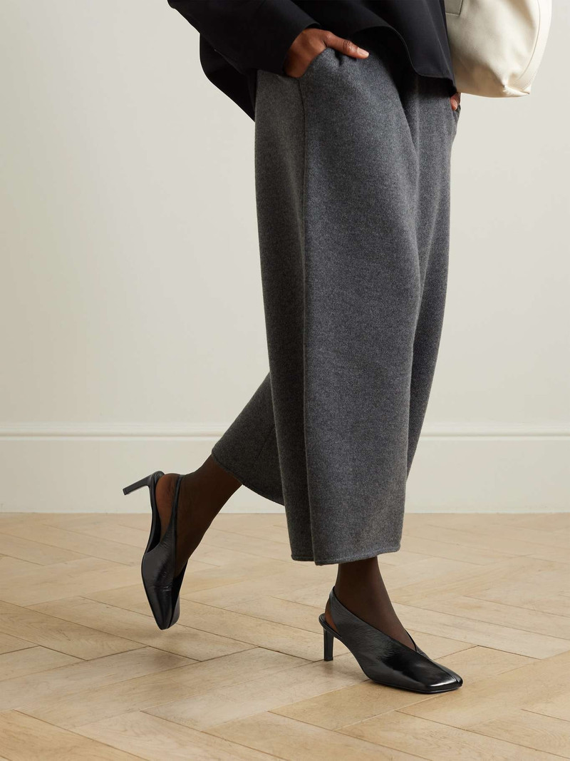 Jil Sander Leather slingback pumps outlook
