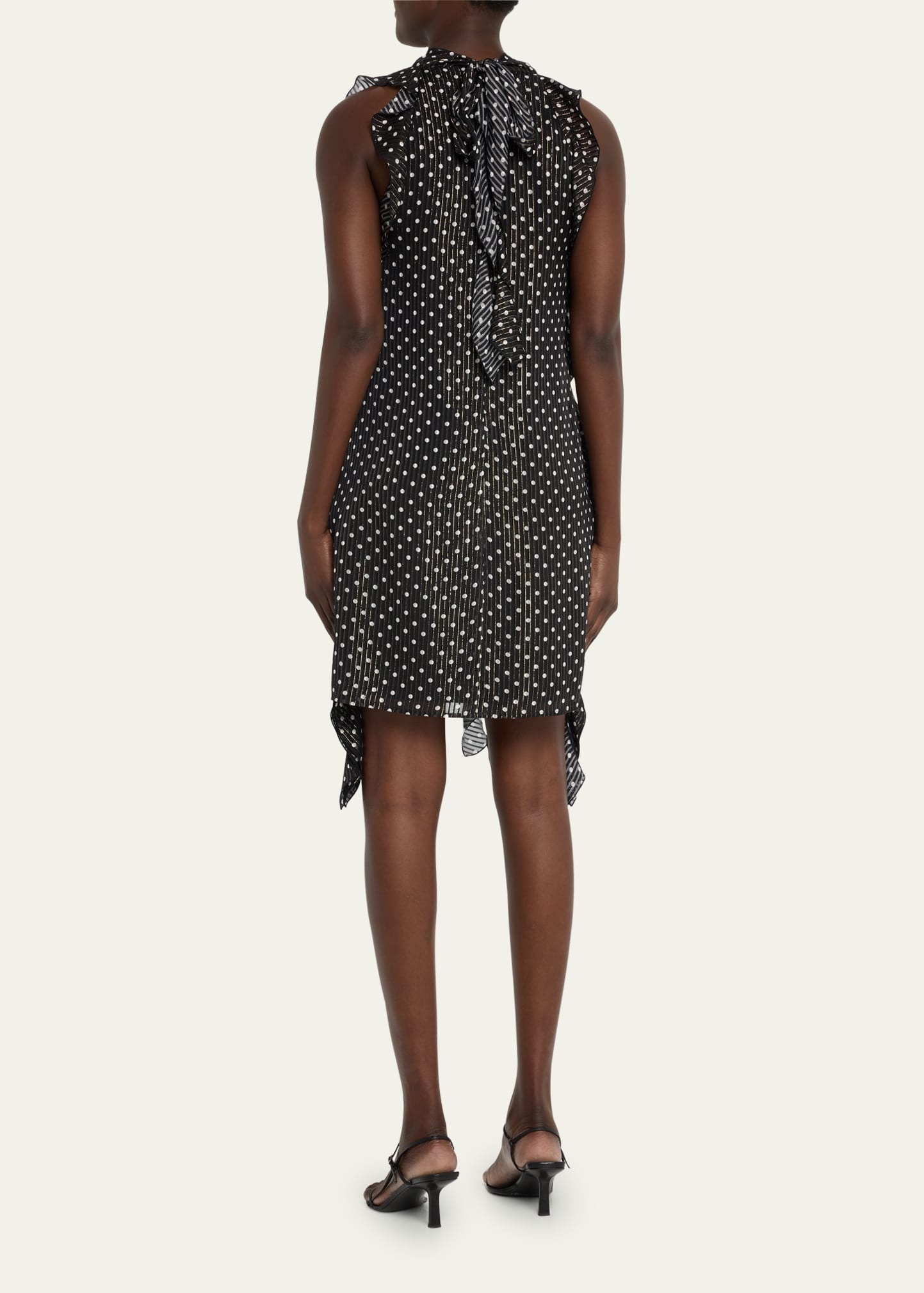 オールインワン・サロペット Burberry Cate Polka Dot Dress Burberry Cate Polka Dot Ruffle Chiffon Dress