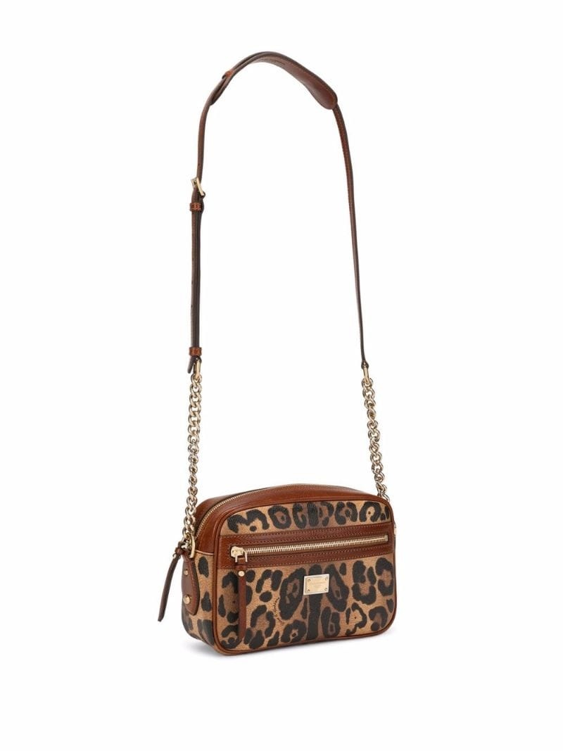 leopard-print crossbody bag - 4