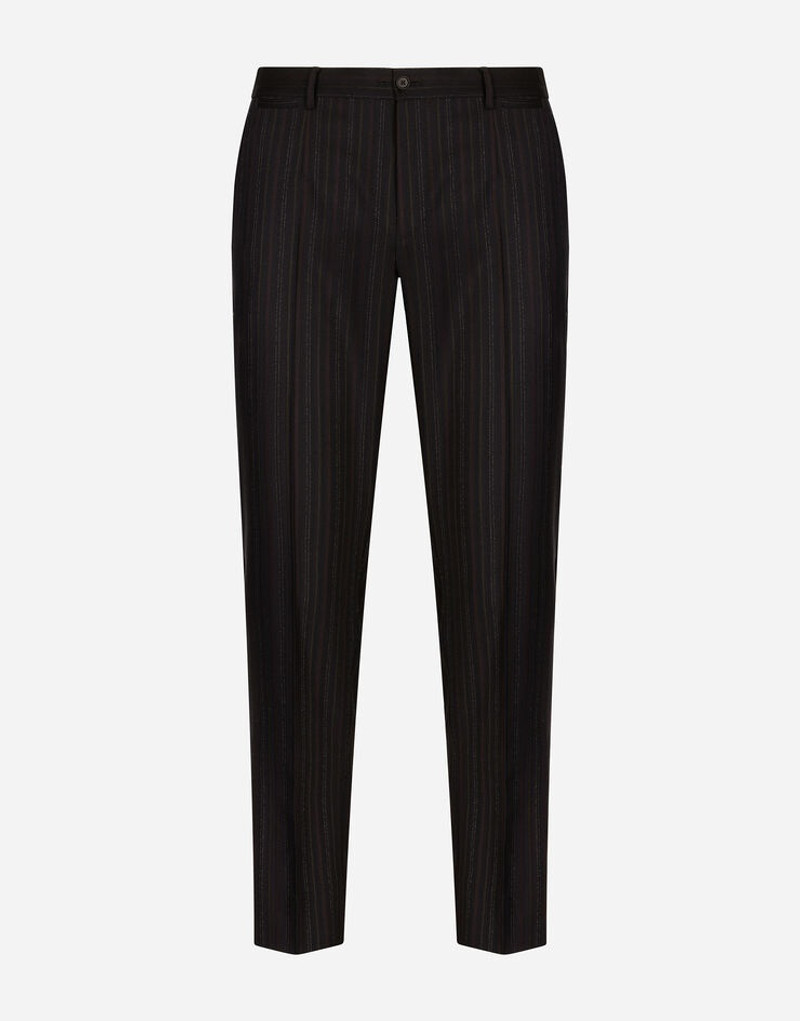 Pinstripe virgin wool pants 1