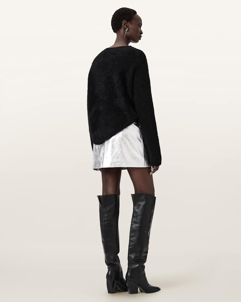 RENAI LEATHER MINI SKIRT 8
