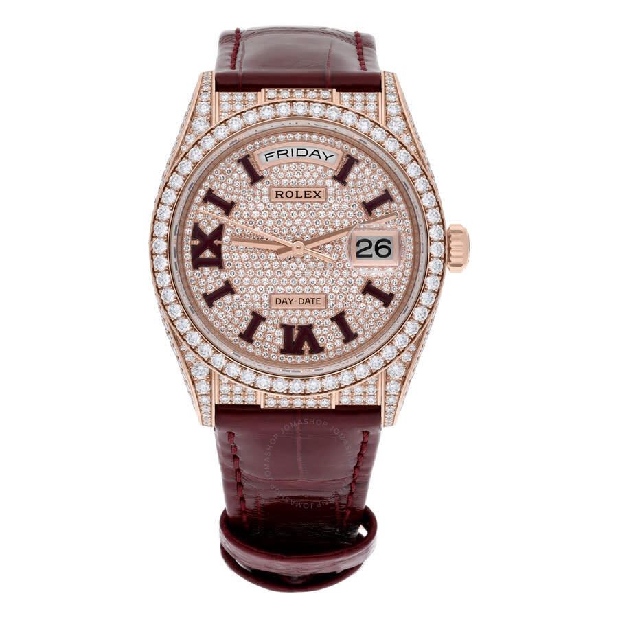 Rolex Daydate Chronograph Automatic Diamond Ladies Watch M128155RBR-0002 - 2