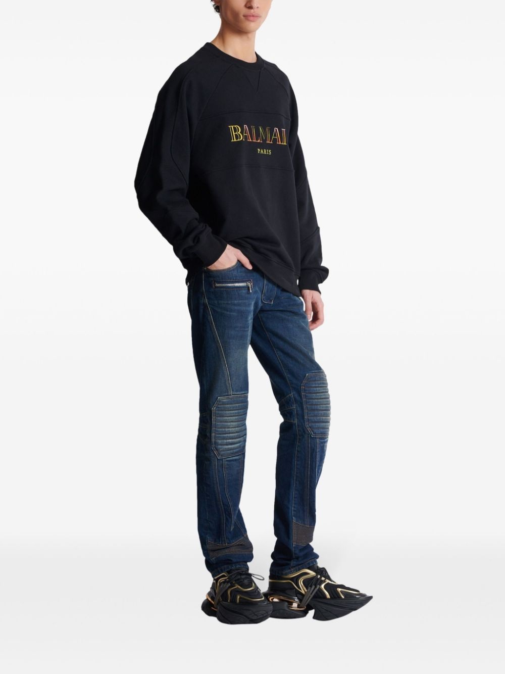 embroidered oversized sweatshirt - 3