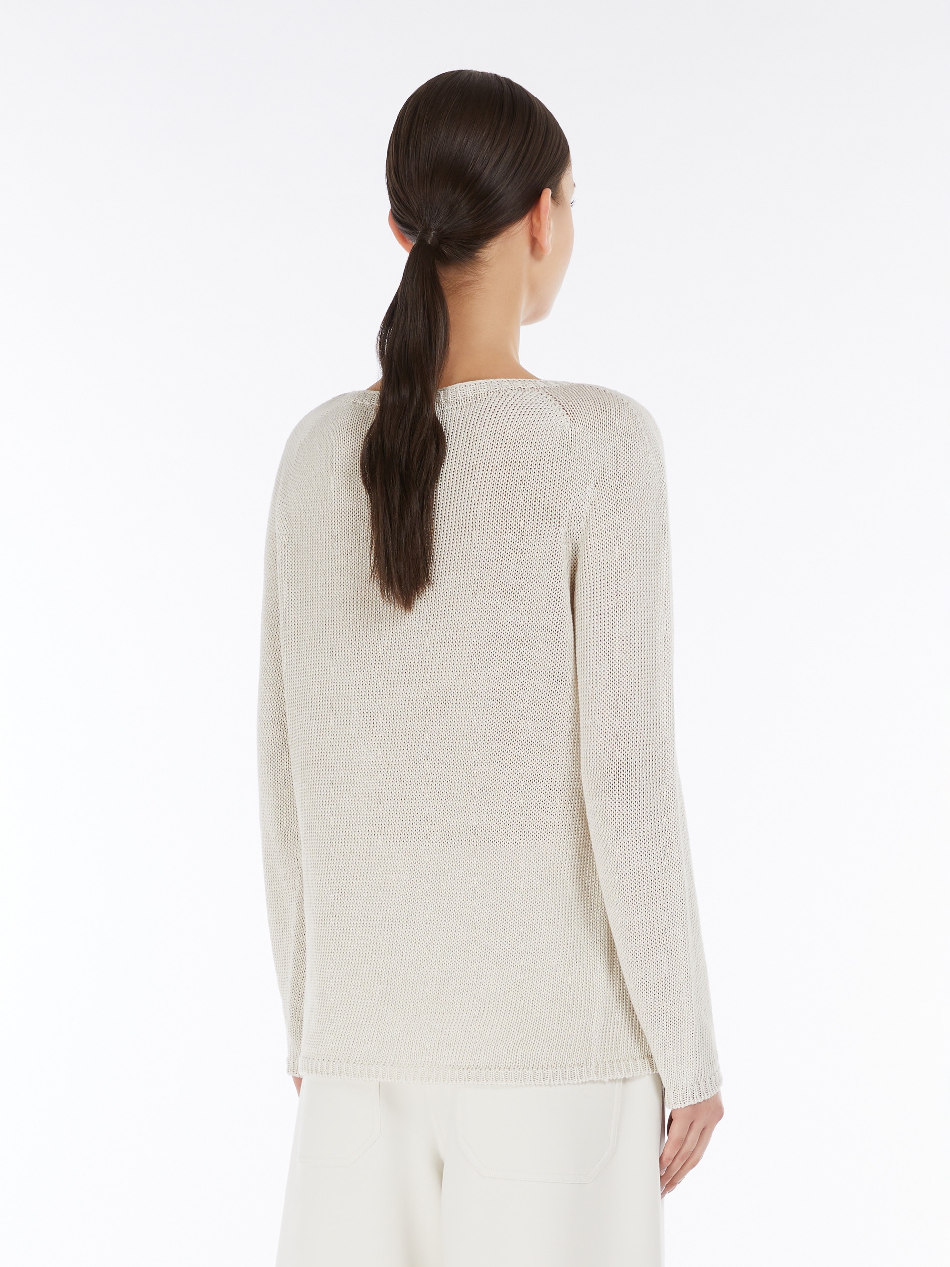 GIOLINO Long-sleeved linen sweater - 4