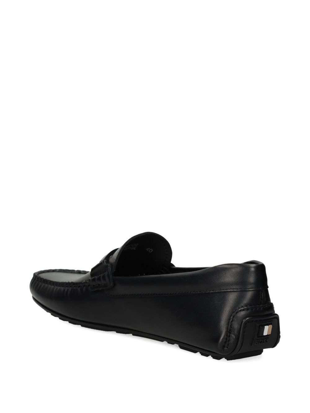 logo-bar loafers - 4