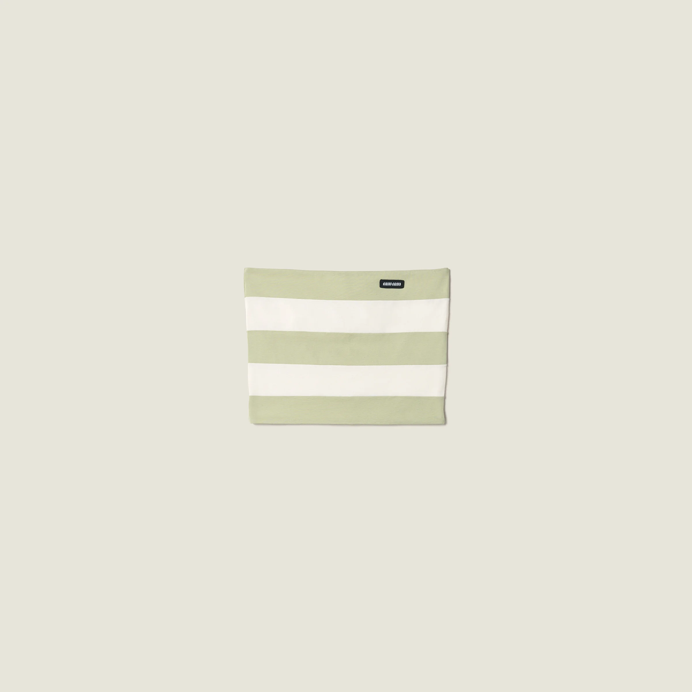 Striped jersey top - 1