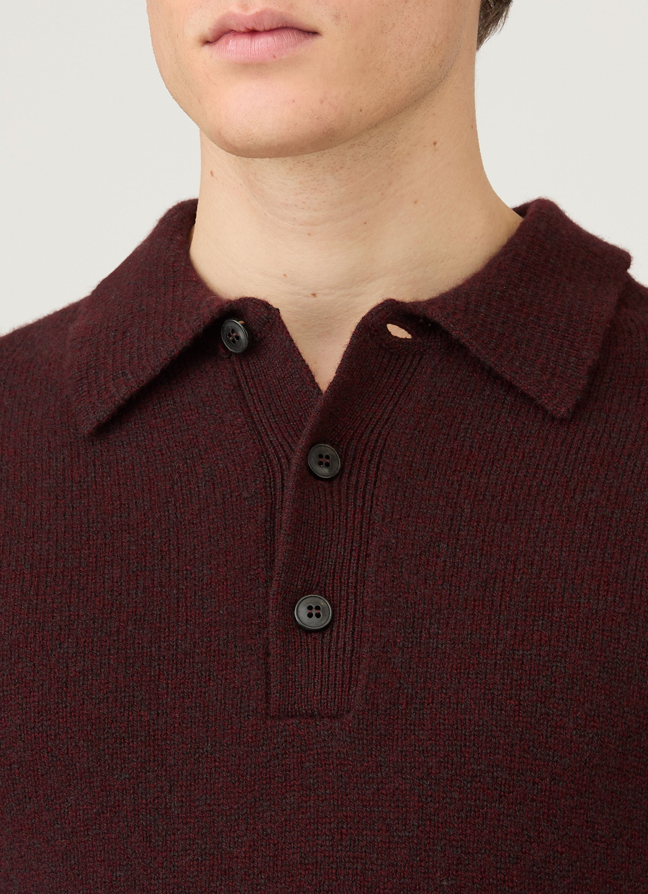 Lambswool Polo Shirt - 6
