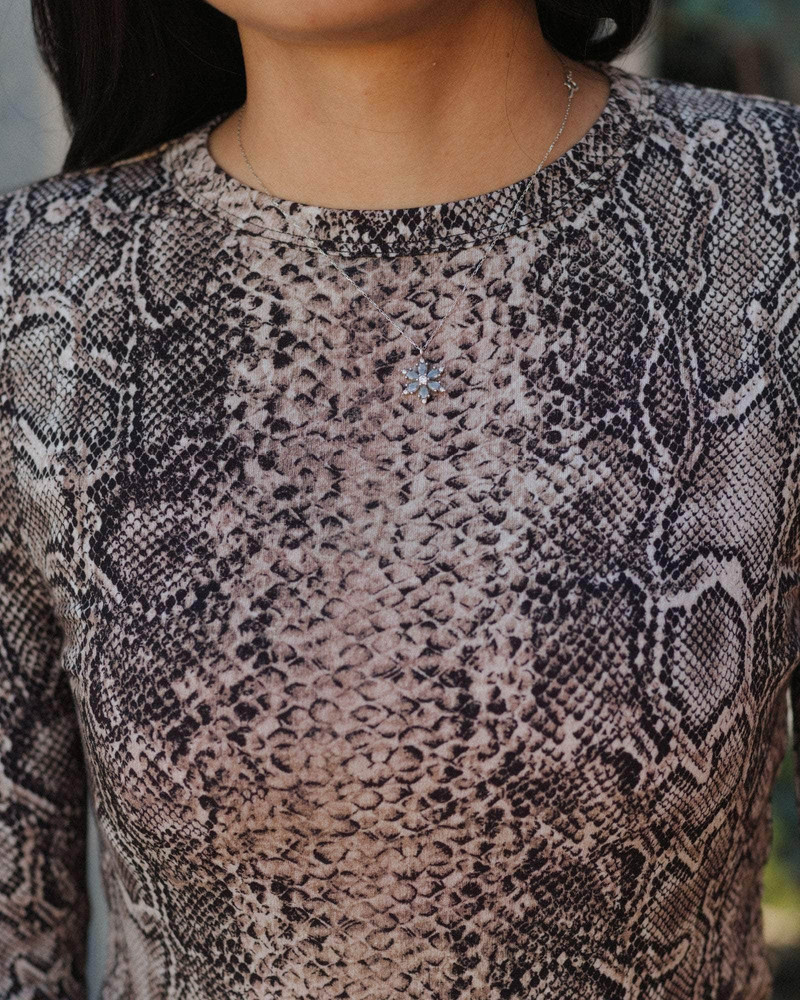 Bead Long Sleeve Tee - Circulose Jersey 4
