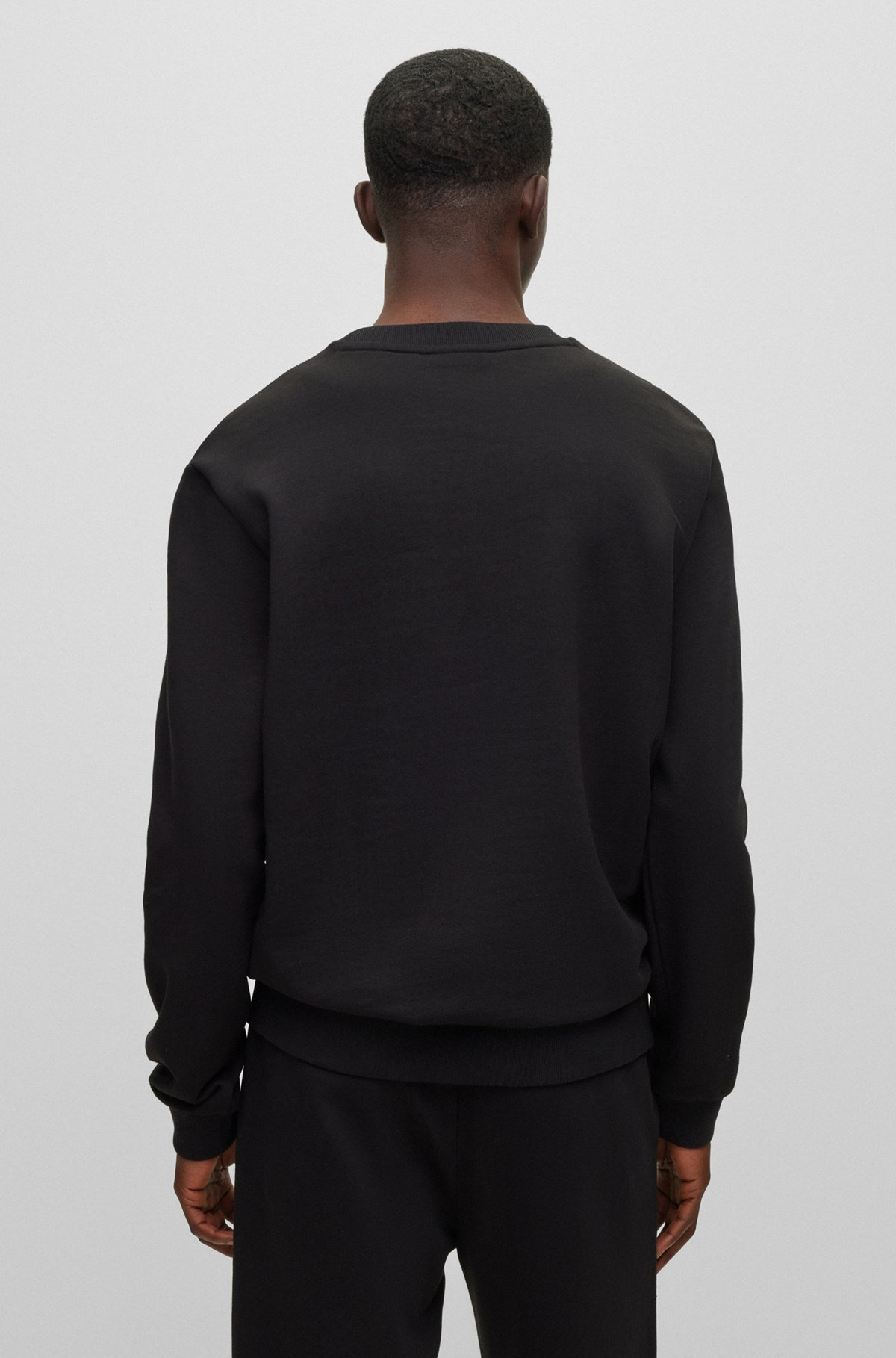 COTTON-TERRY SWEATSHIRT WITH REVERSE LOGO - 5