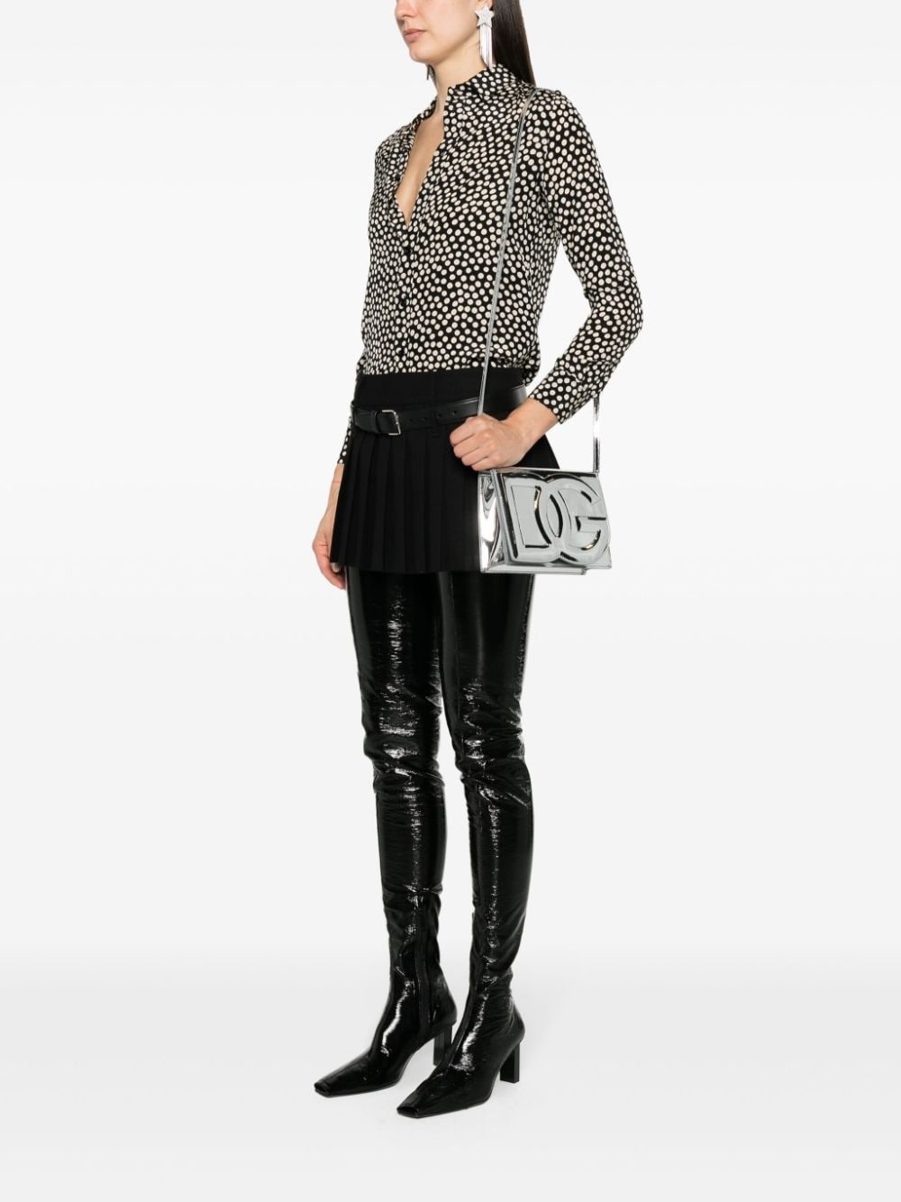 DG Logo leather crossbody bag - 2
