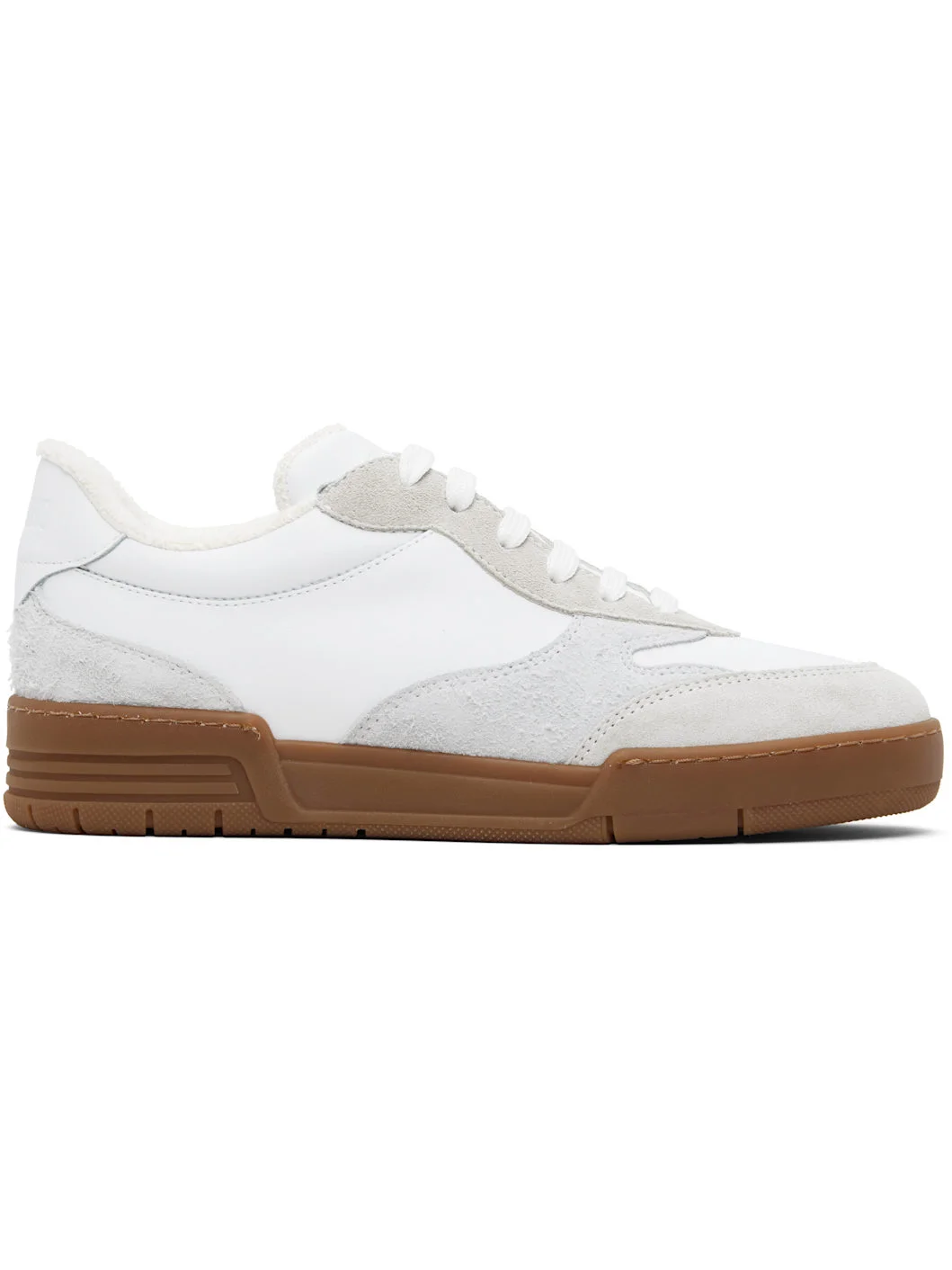 White & Gray Streetball Sneakers - 1