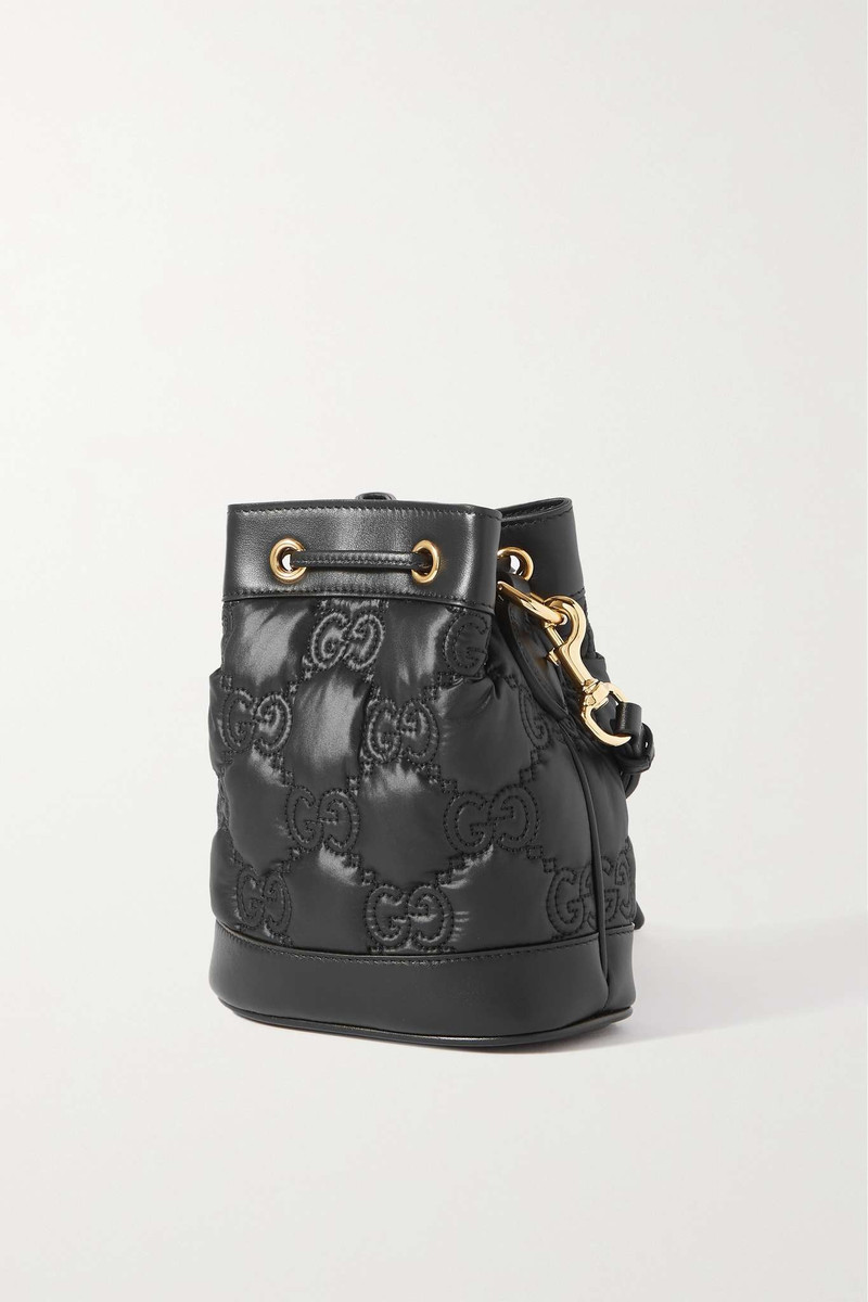 GG Matelassé leather bucket bag 3