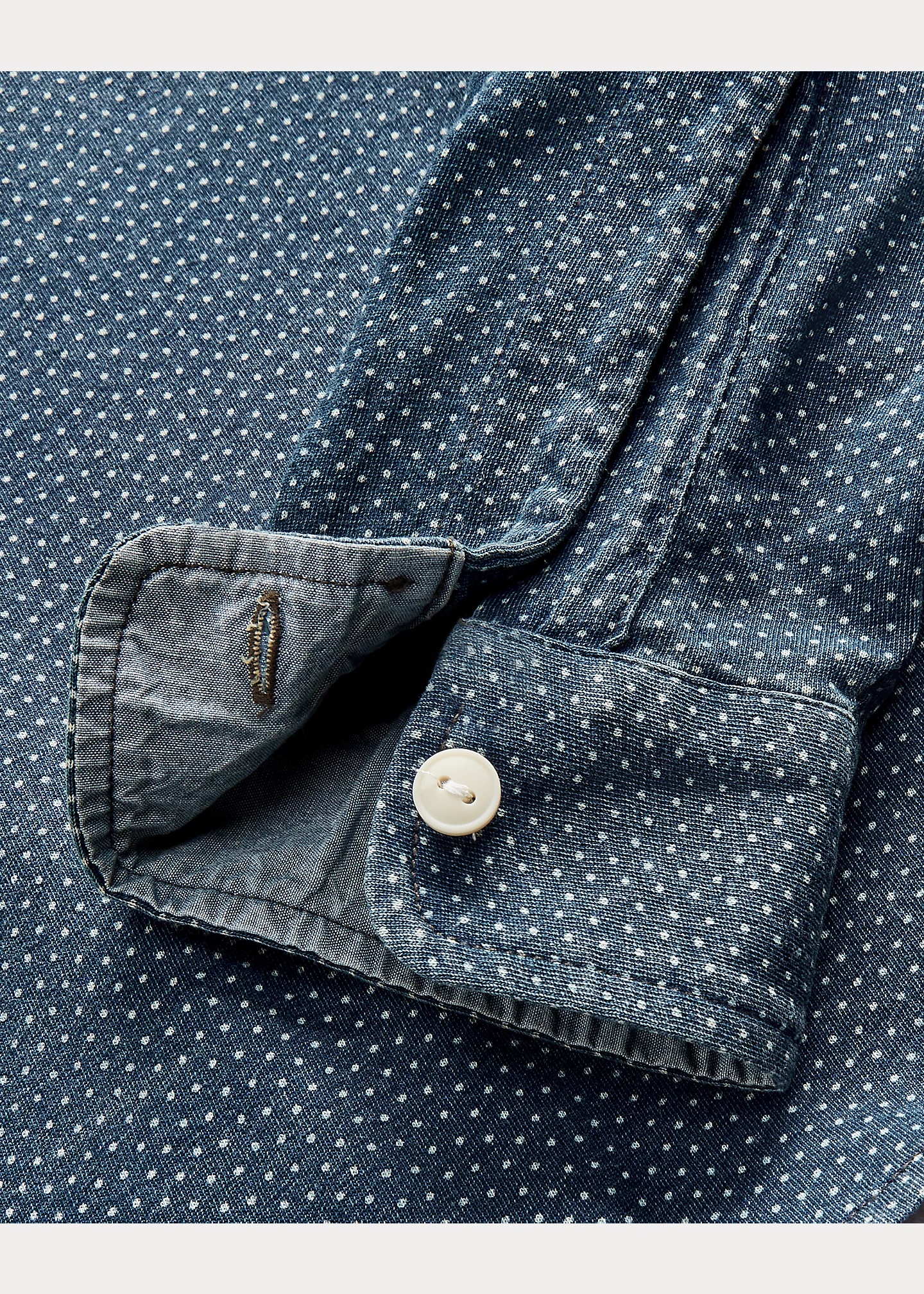 Polka-Dot Jersey Popover Workshirt - 4