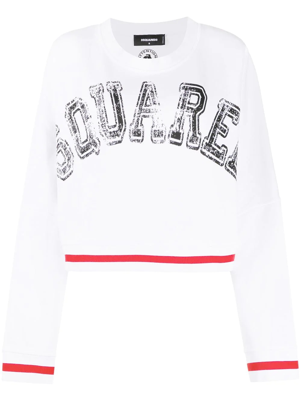 logo-print loose-fit sweatshirt - 1