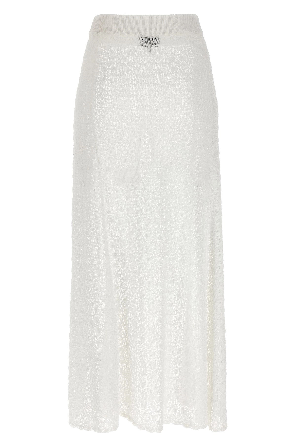 'Shiny Pointelle Knit' skirt - 2
