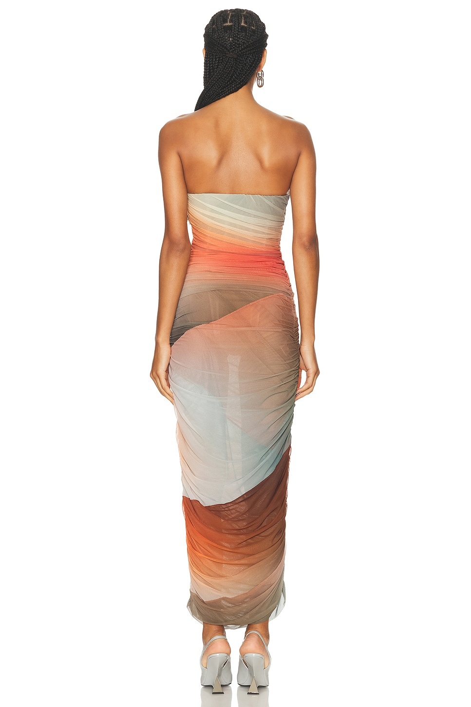 Strapless Midi Dress - 3