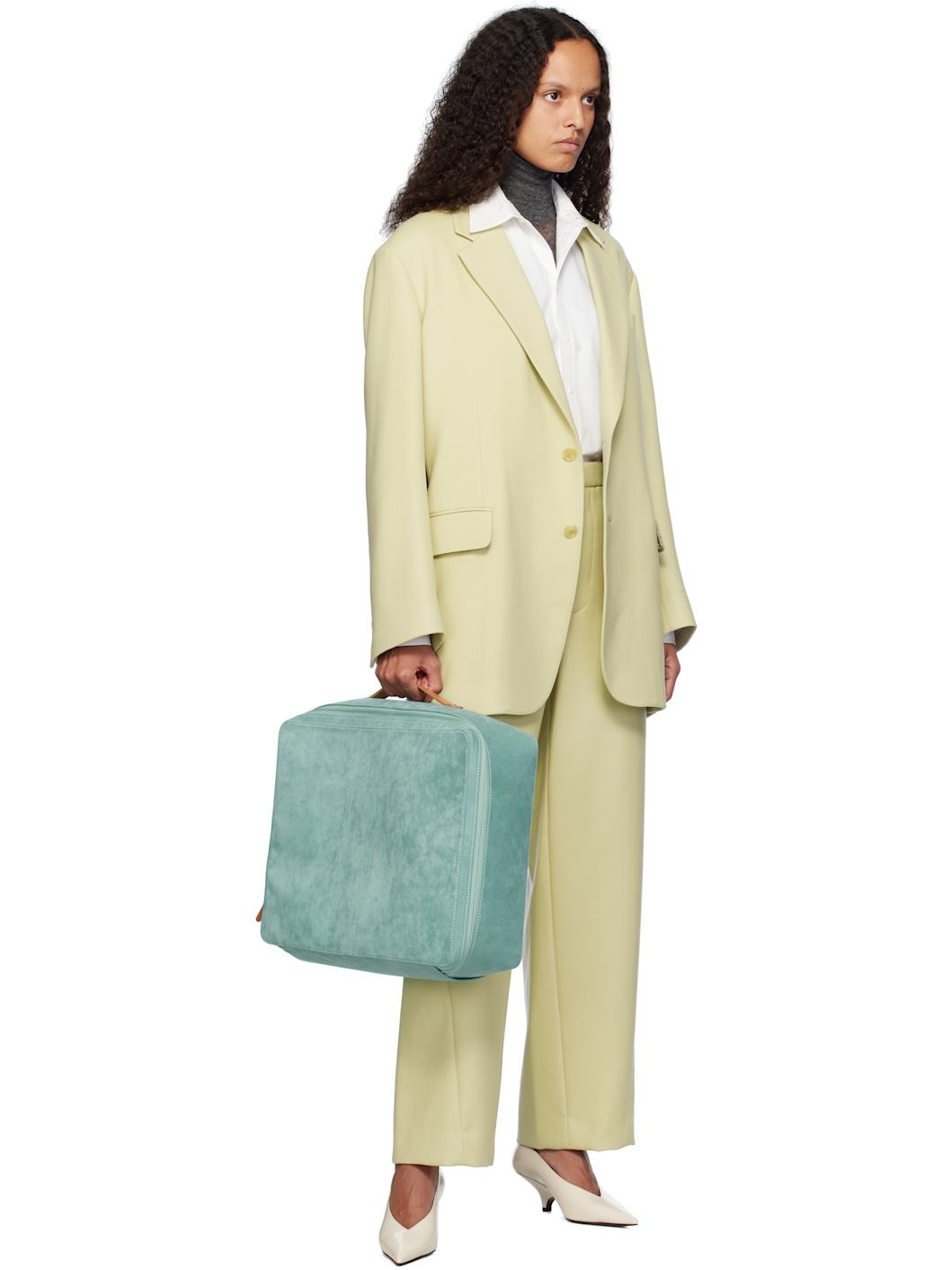 Yellow Light Melton Blazer - 4