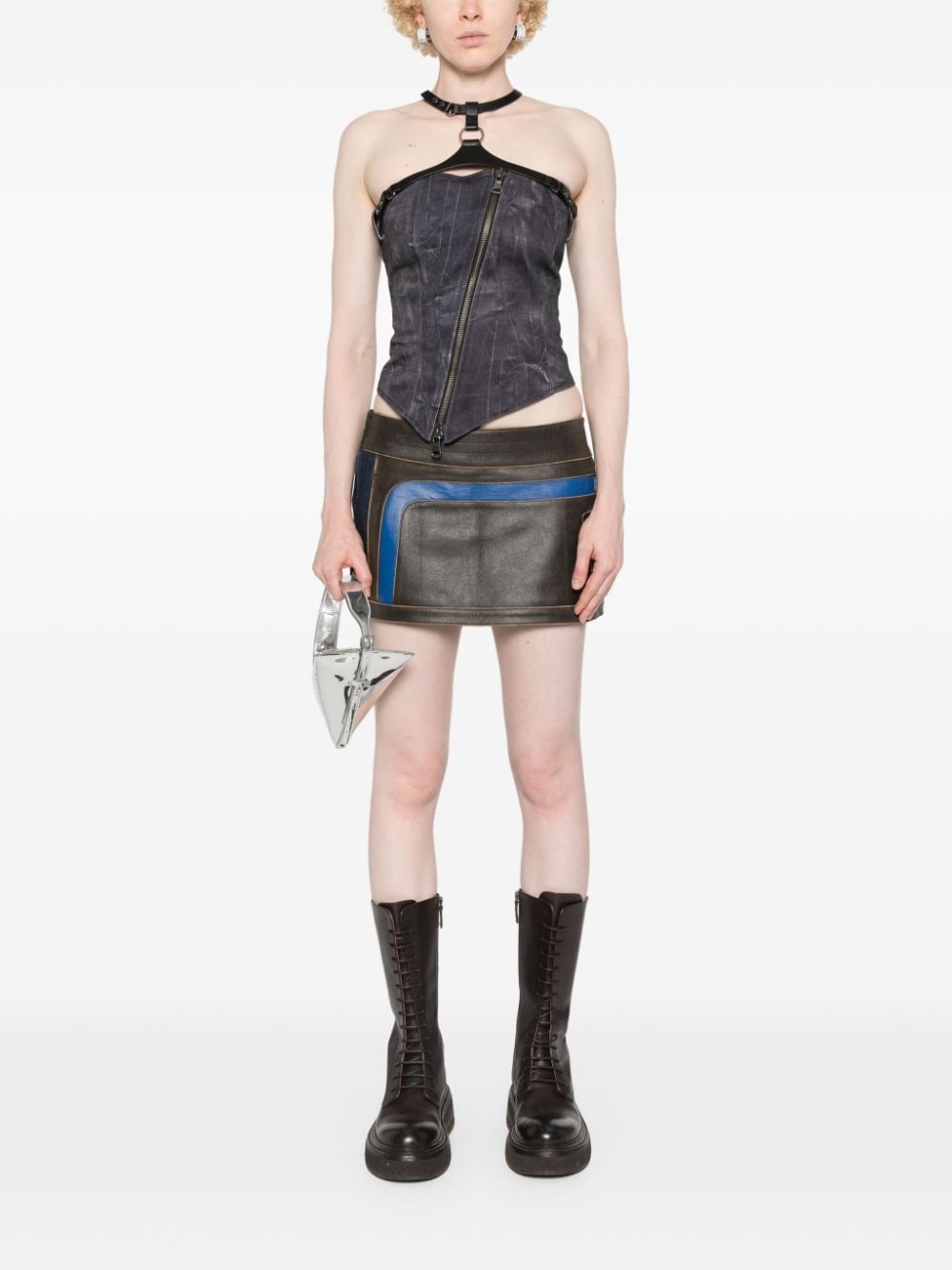 Andersson Bell racing combo mini skirt | REVERSIBLE