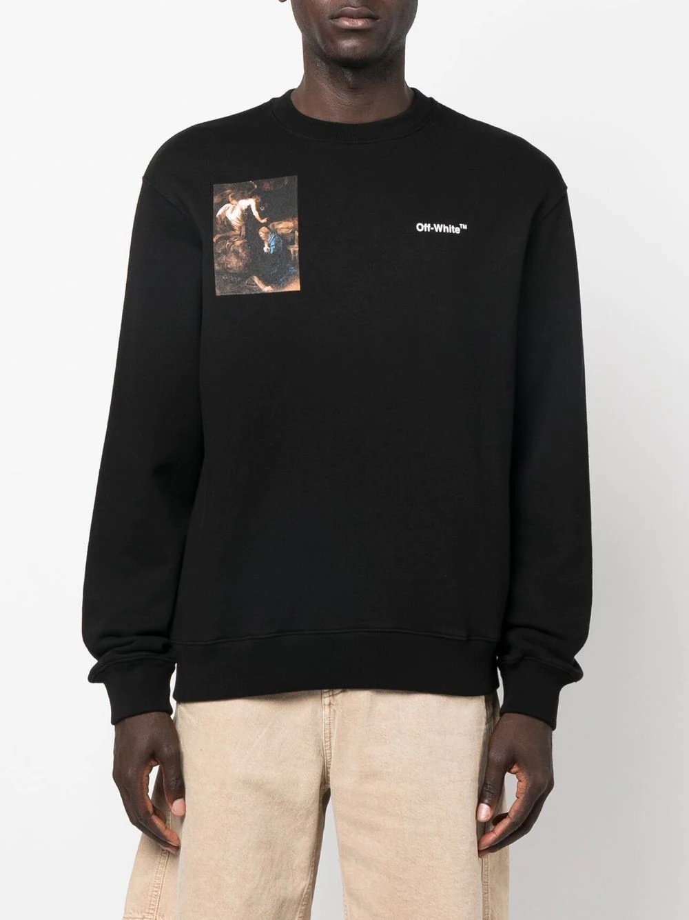 Caravaggio-print sweatshirt - 3