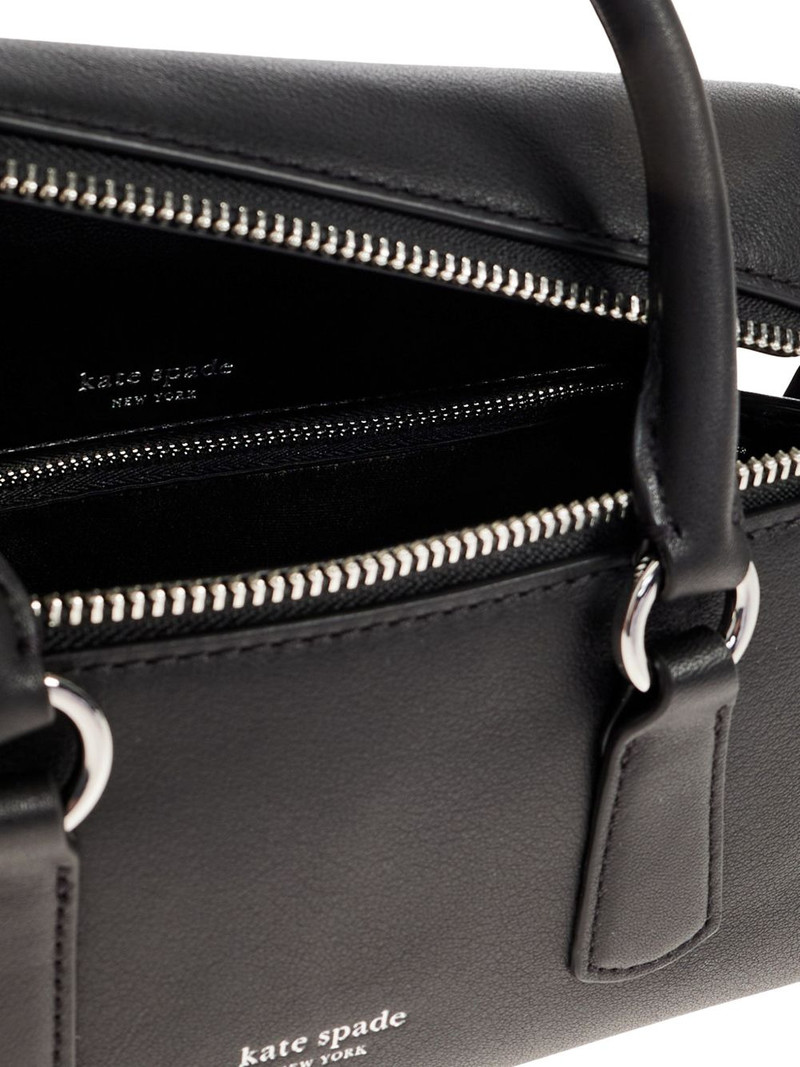 Bond zip-fastening leather tote bag 5