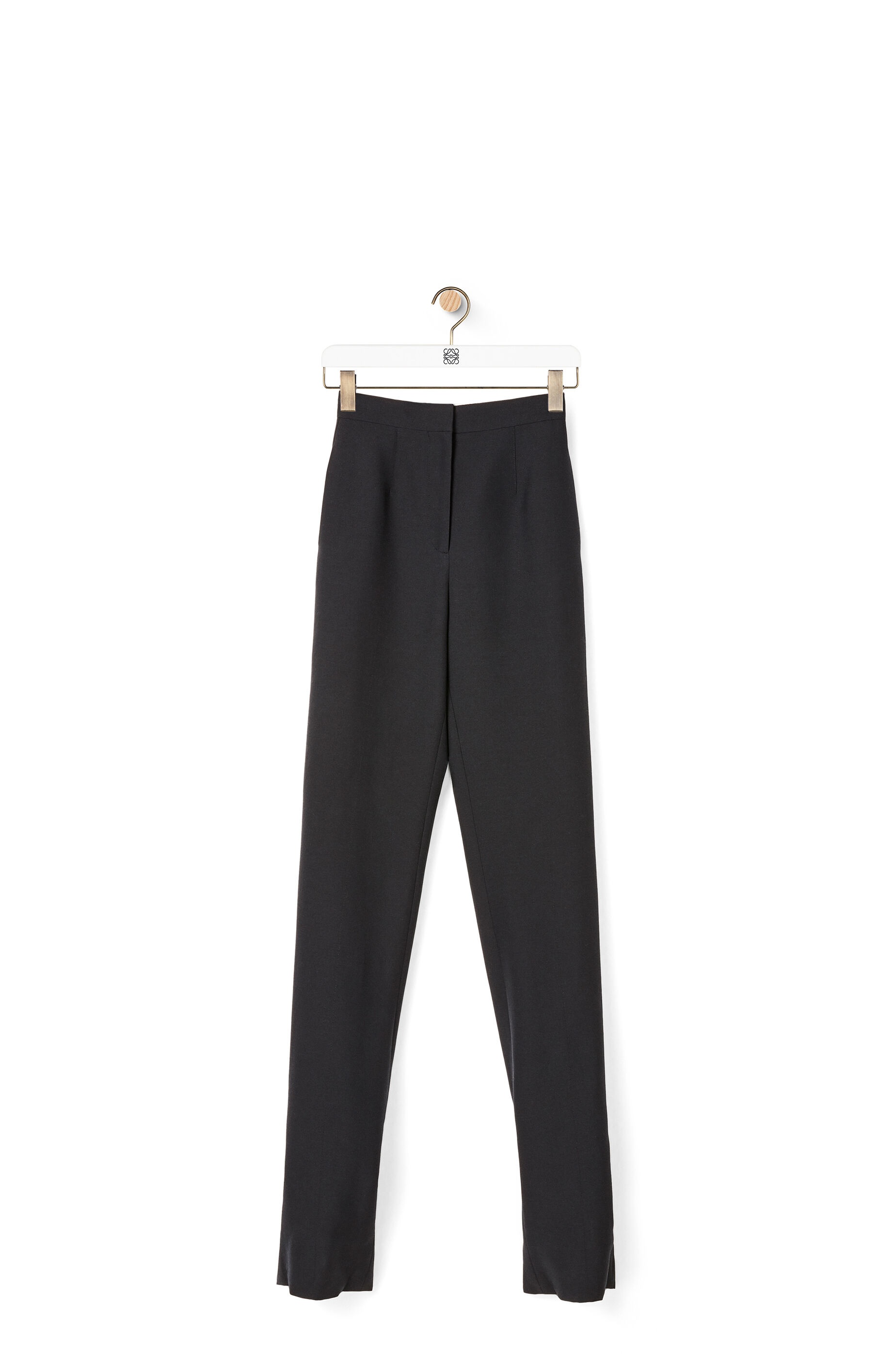 Ring trousers in wool and silk - 1