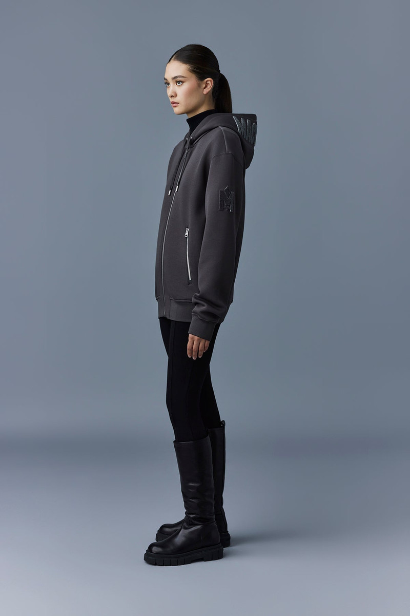 KRYS Zip-up with velvet embroidery 3