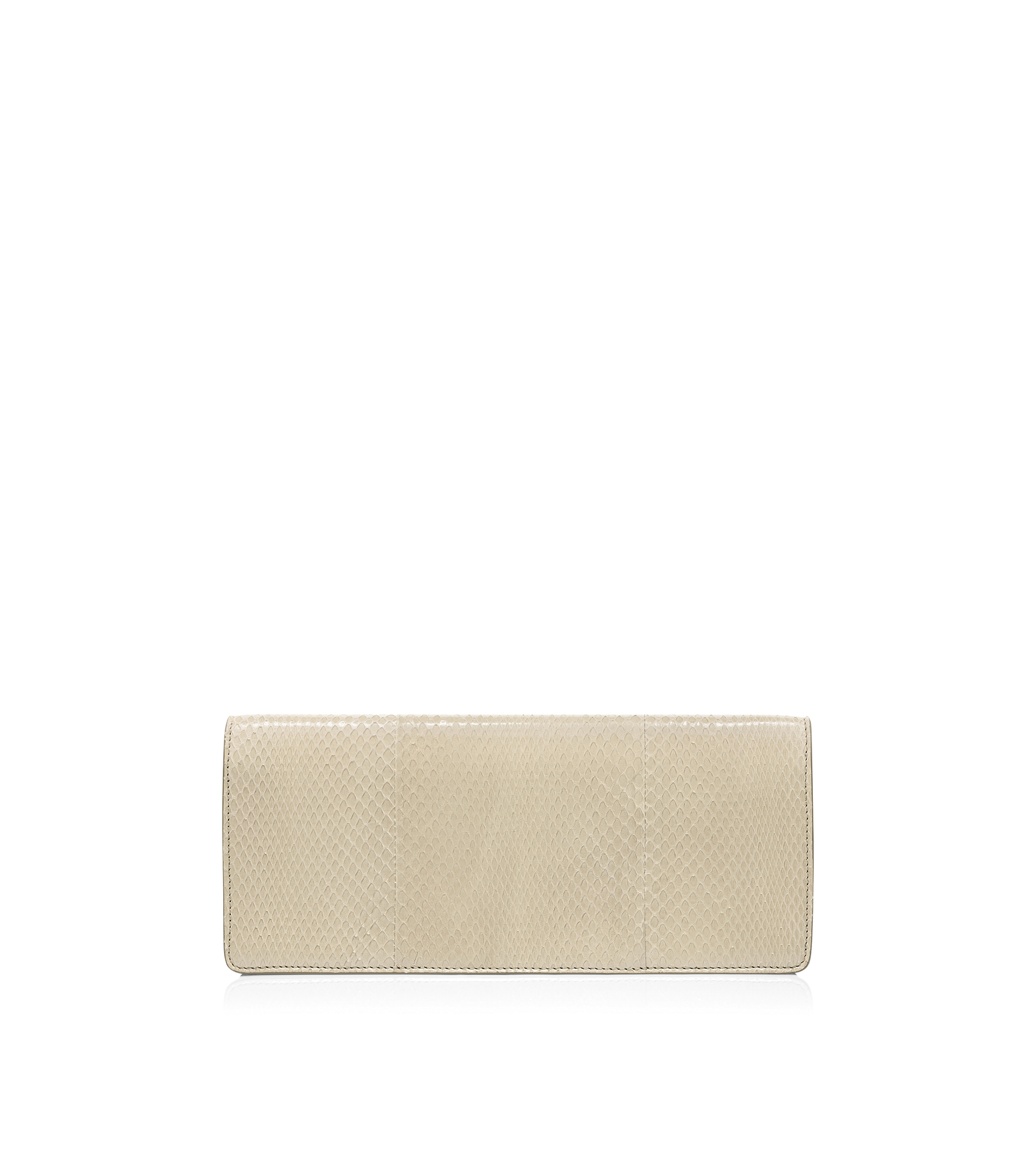 SNAKESKIN WALLIS CLUTCH - 3