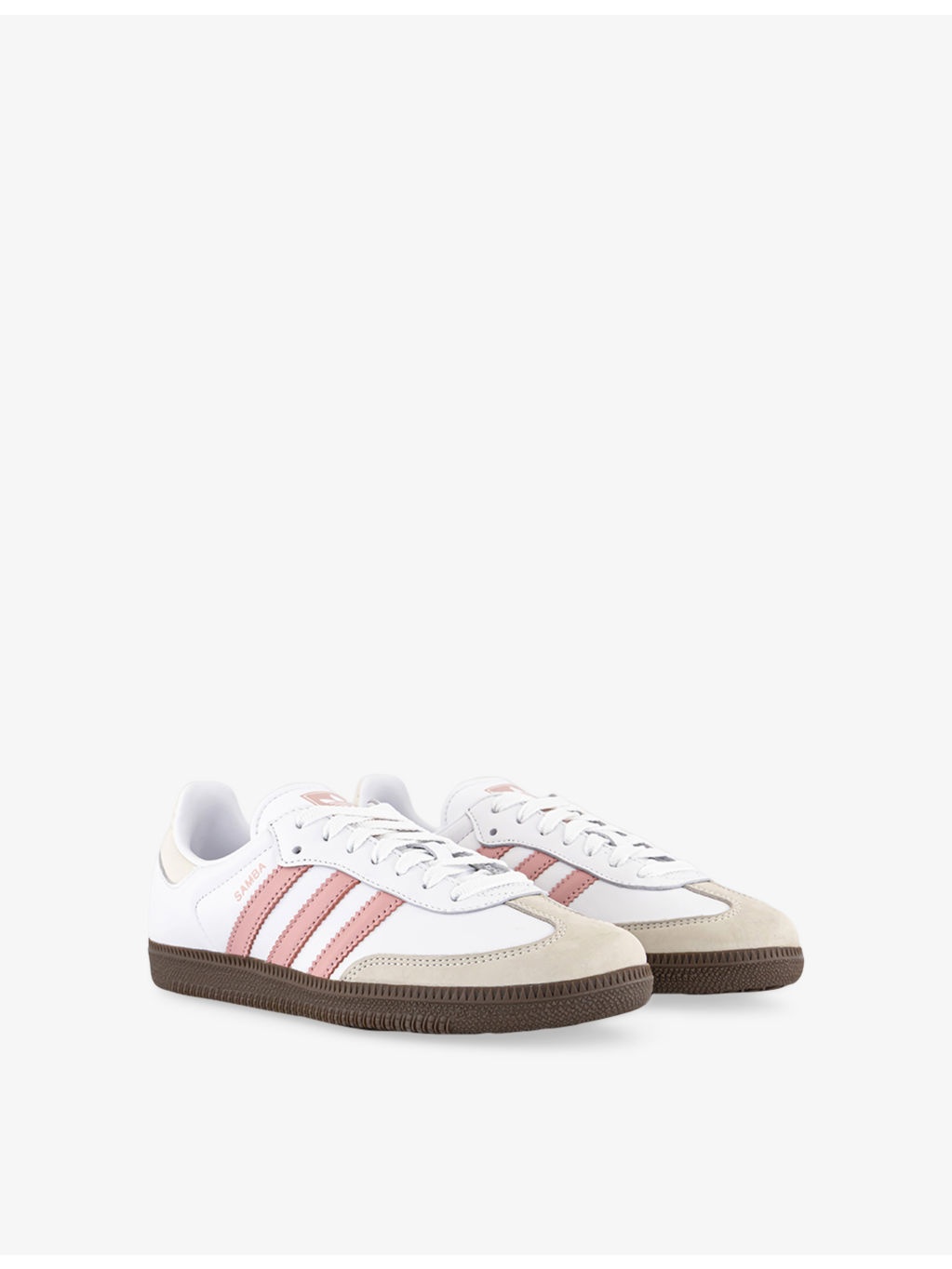 Samba OG logo-print leather low-top trainers - 3
