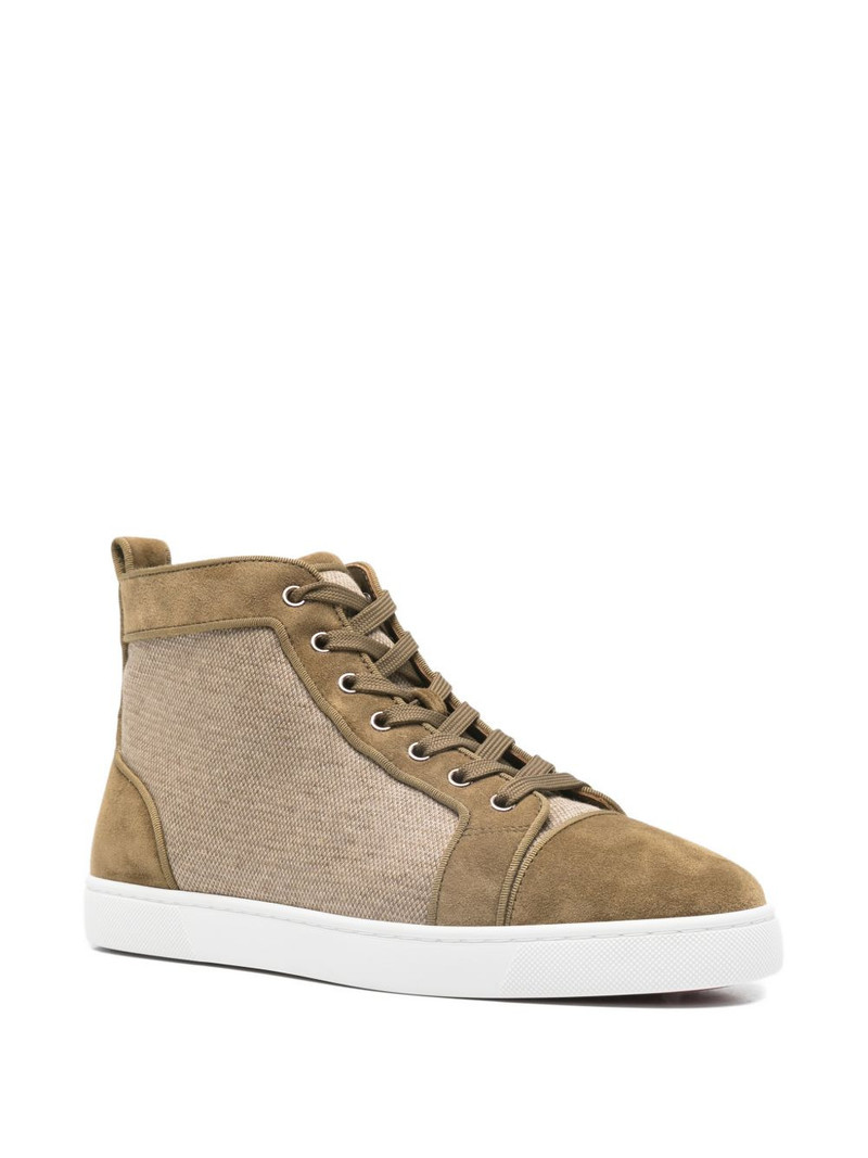 Christian Louboutin high-top louis sneakers outlook