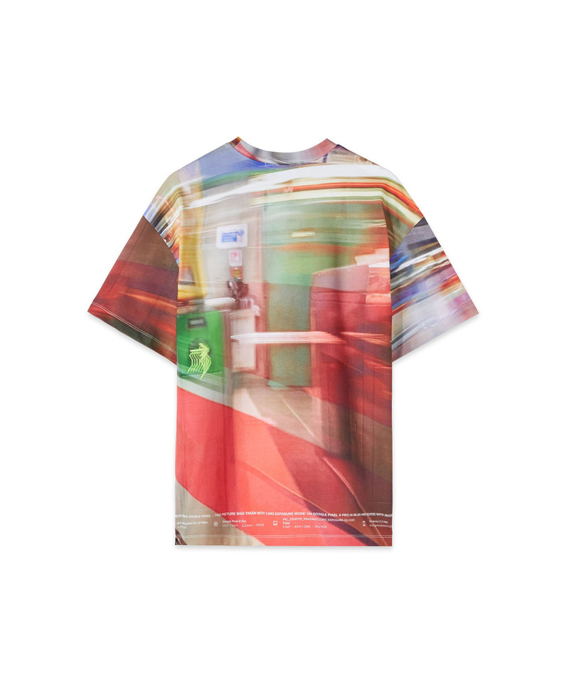 MSGM MSGM x Google Pixel "Daily Metro" print All-over T-shirt outlook