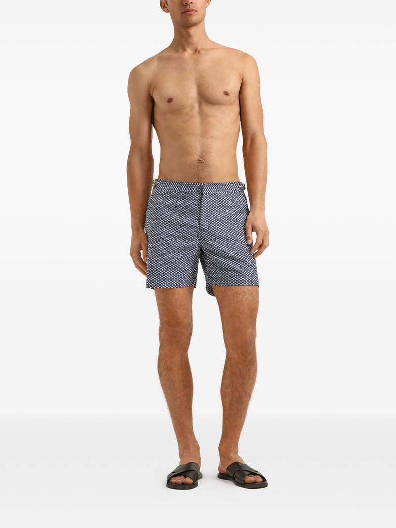 Bulldog jacquard swim shorts 3