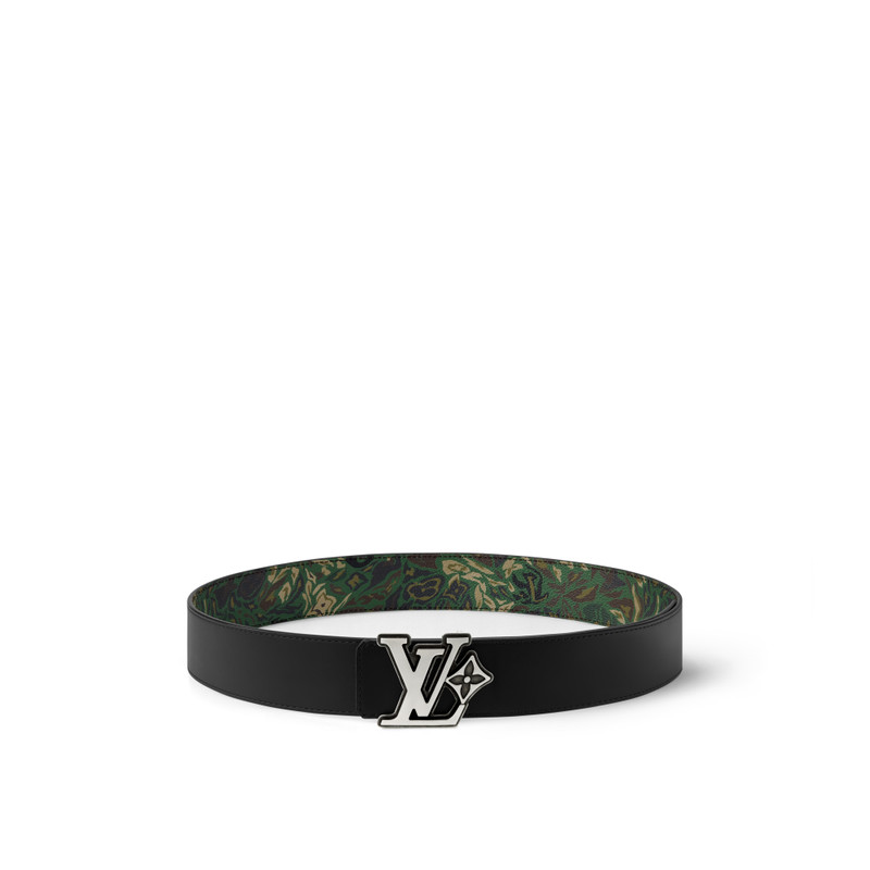 LV Flower Camoflage 40mm Reversible Belt 3