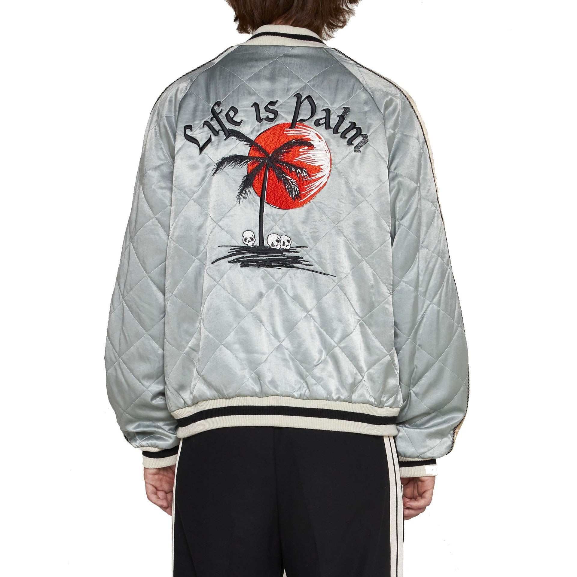 Palm Angels Quilted Logo Jacket Men - 3