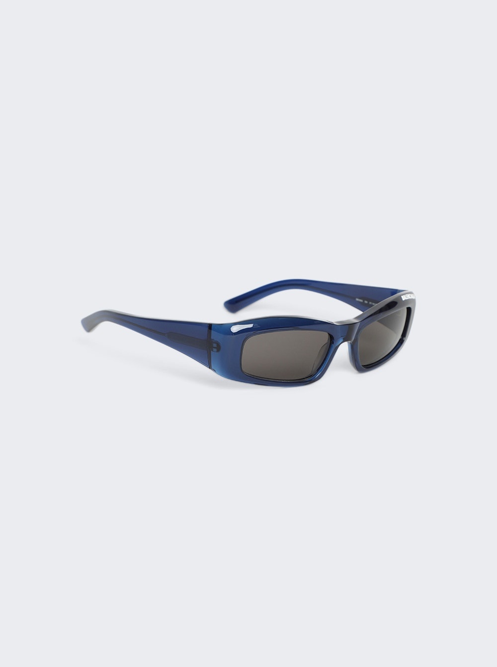 Logo Print Sunglasses Blue - 3