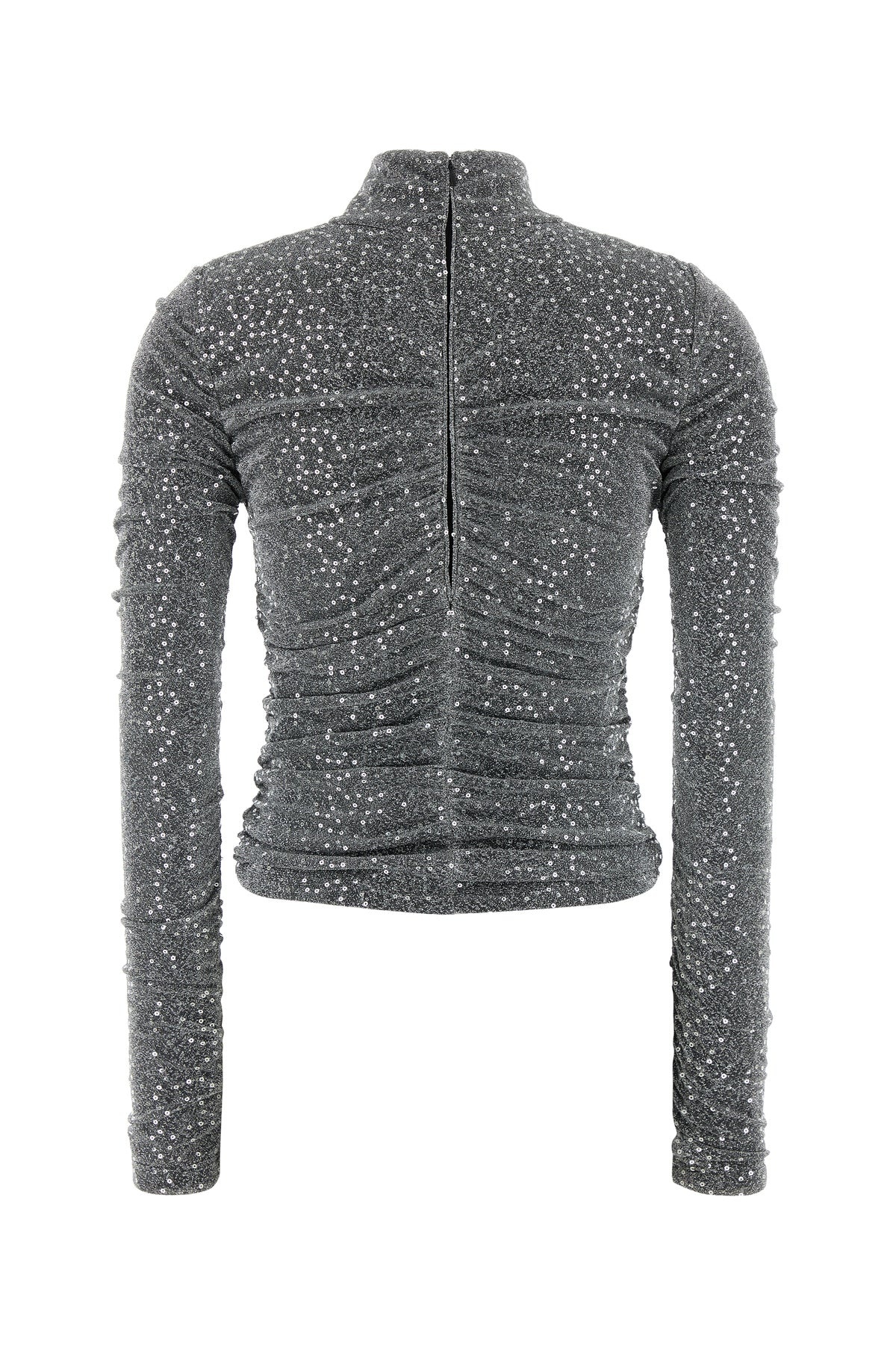 Silver jersey top - 2
