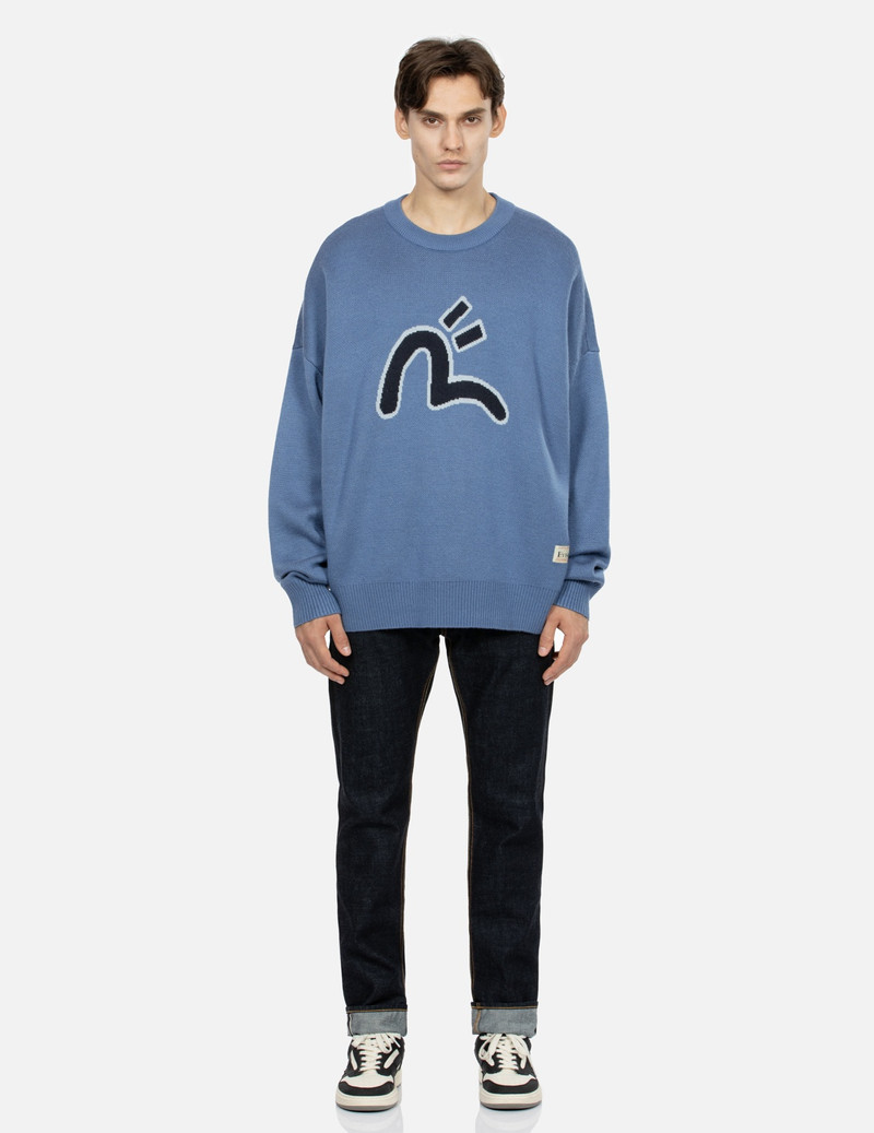 DOUBLE DAICOCK PRINT CARROT FIT SELVEDGE DENIM JEANS #2017 6