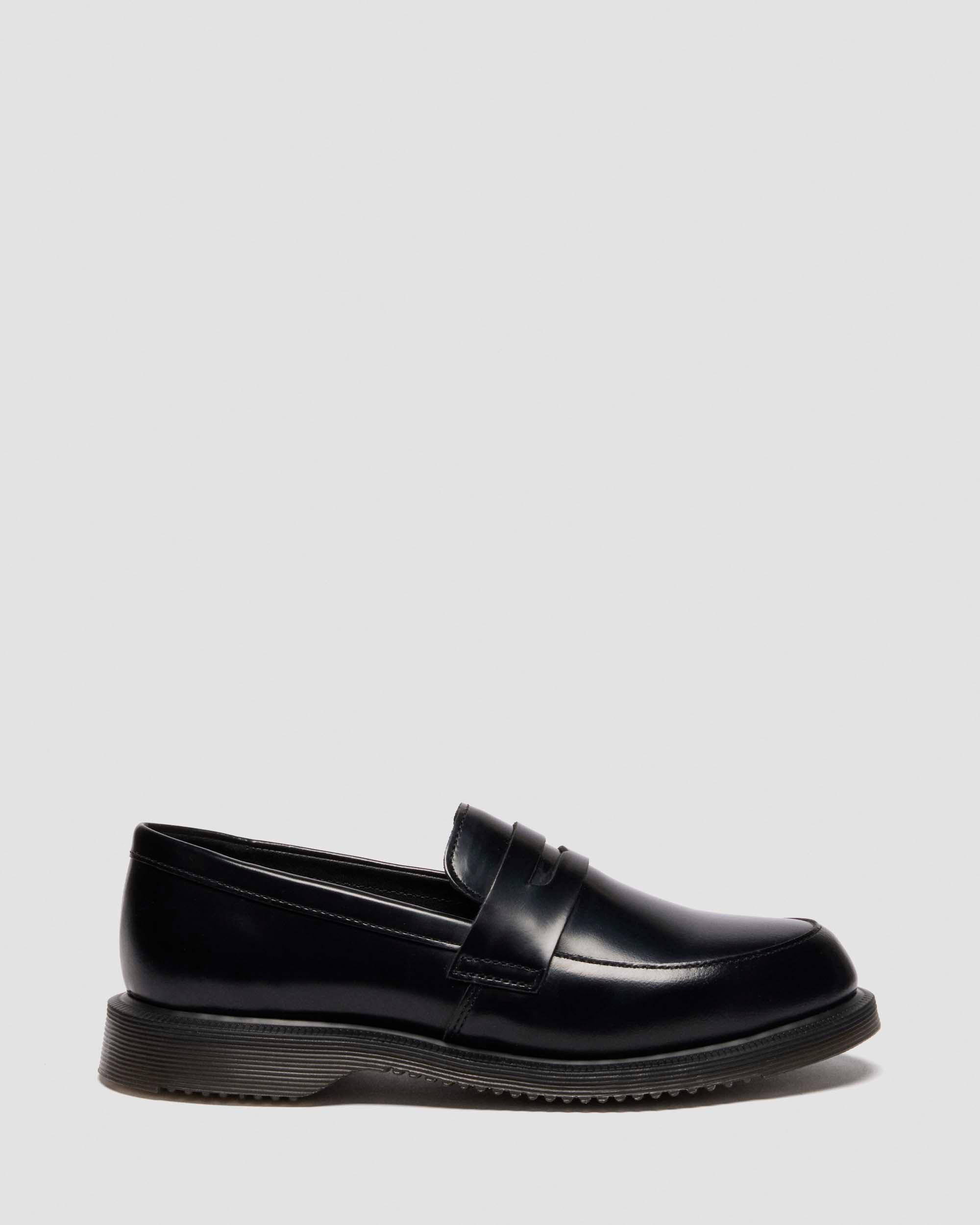Temara Polished Smooth Leather Loafers - 6