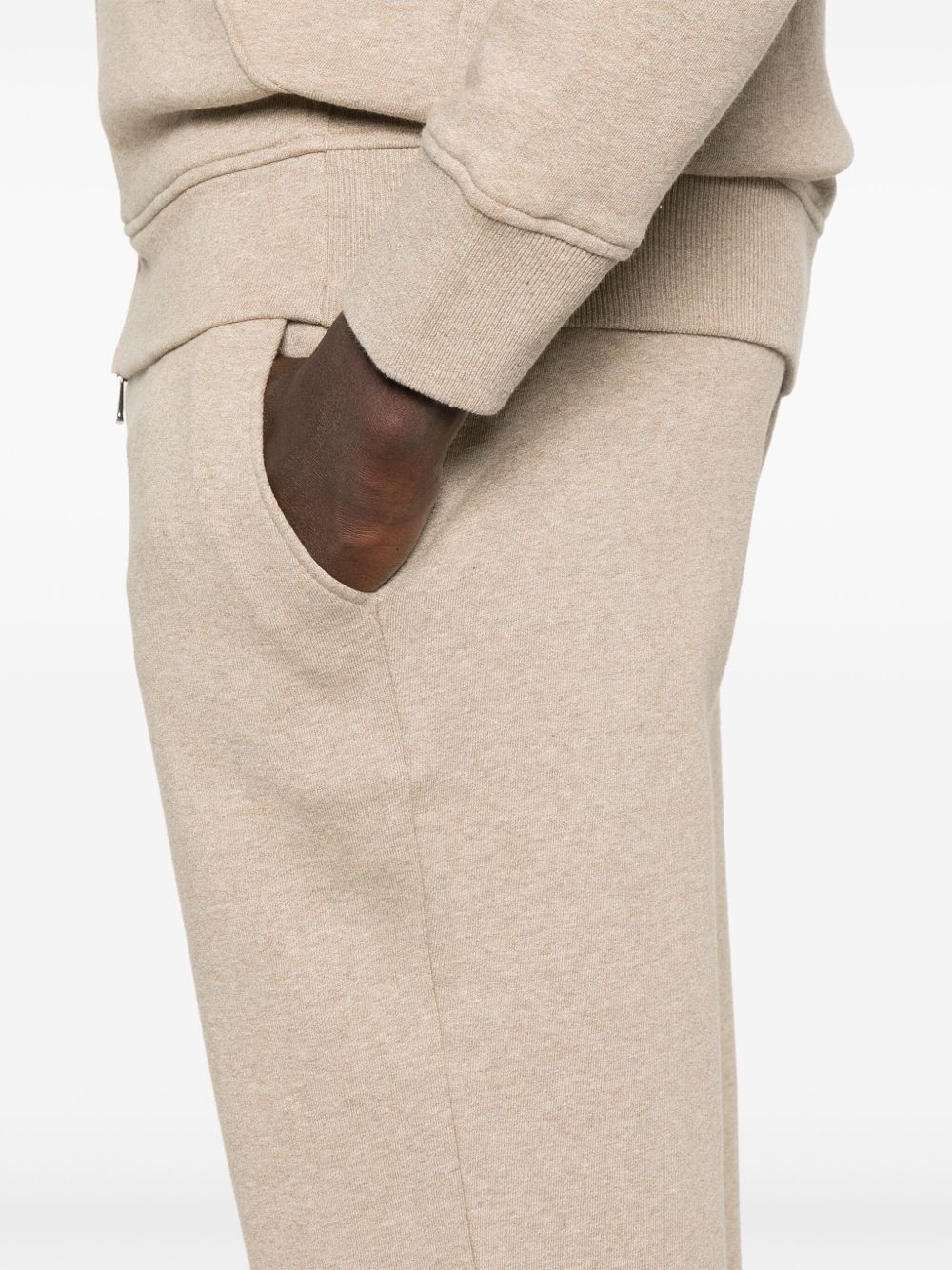 mélange-effect track pants - 5