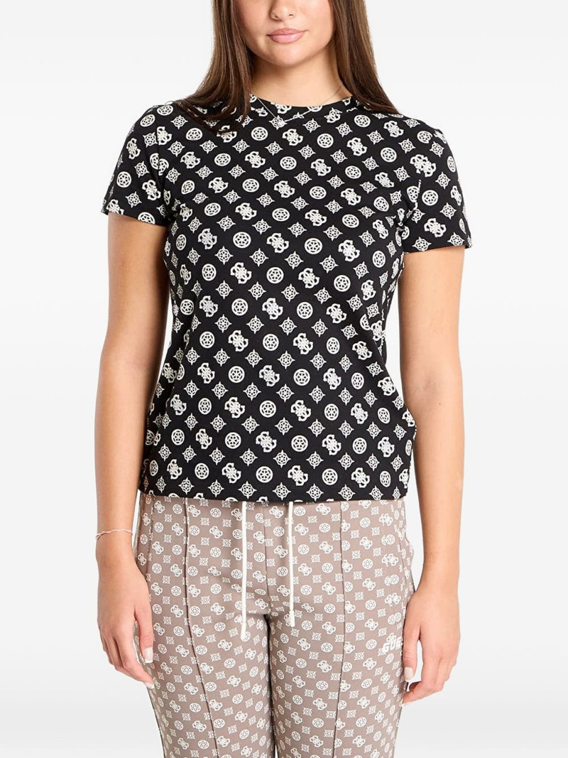 monogram-print T-shirt 1