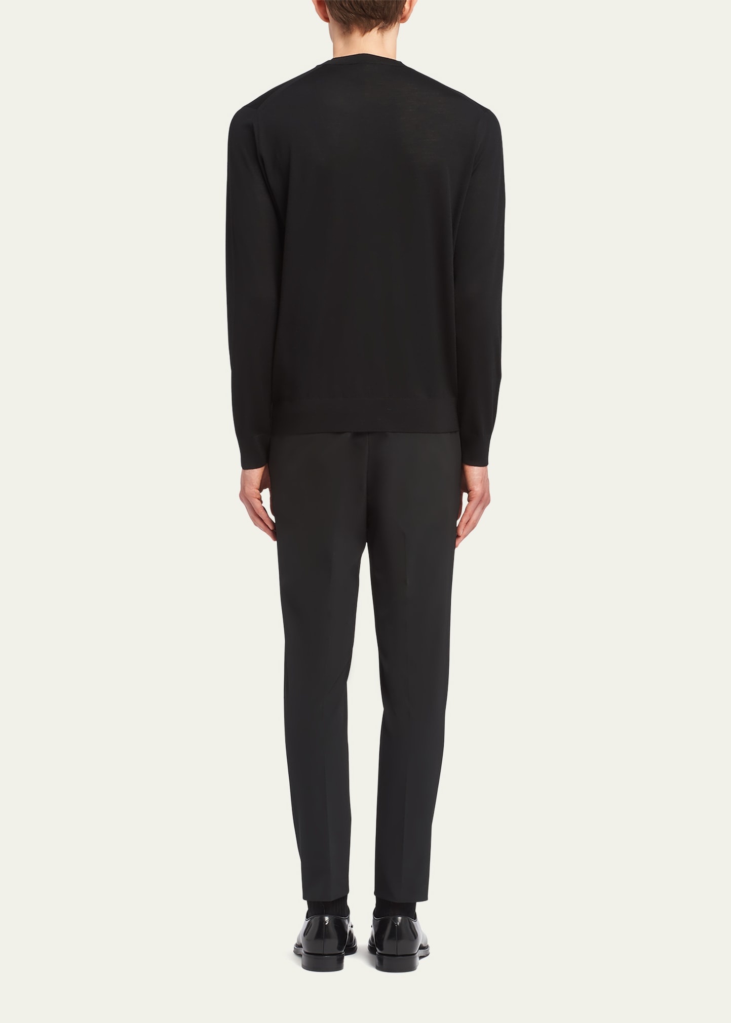 Men's Superfine Wool Crew Sweater - 3