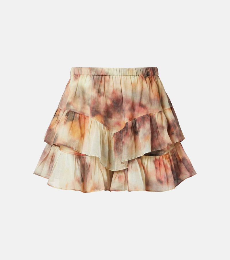 Jocadia printed ruffled cotton skort 1