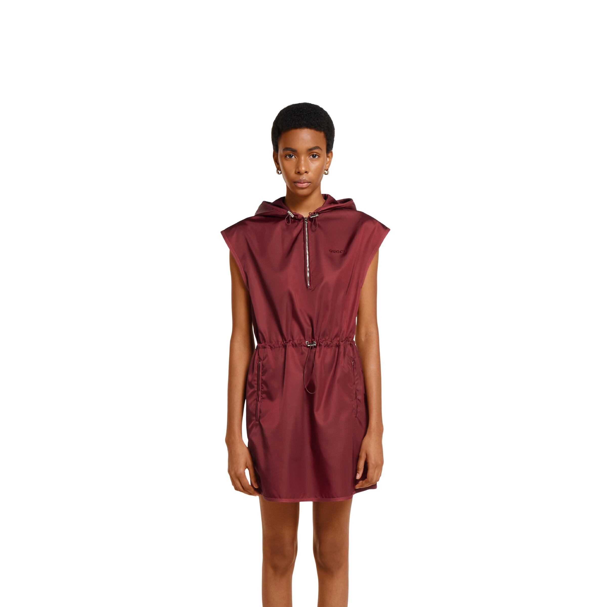 Fine nylon dress with logo - 3
