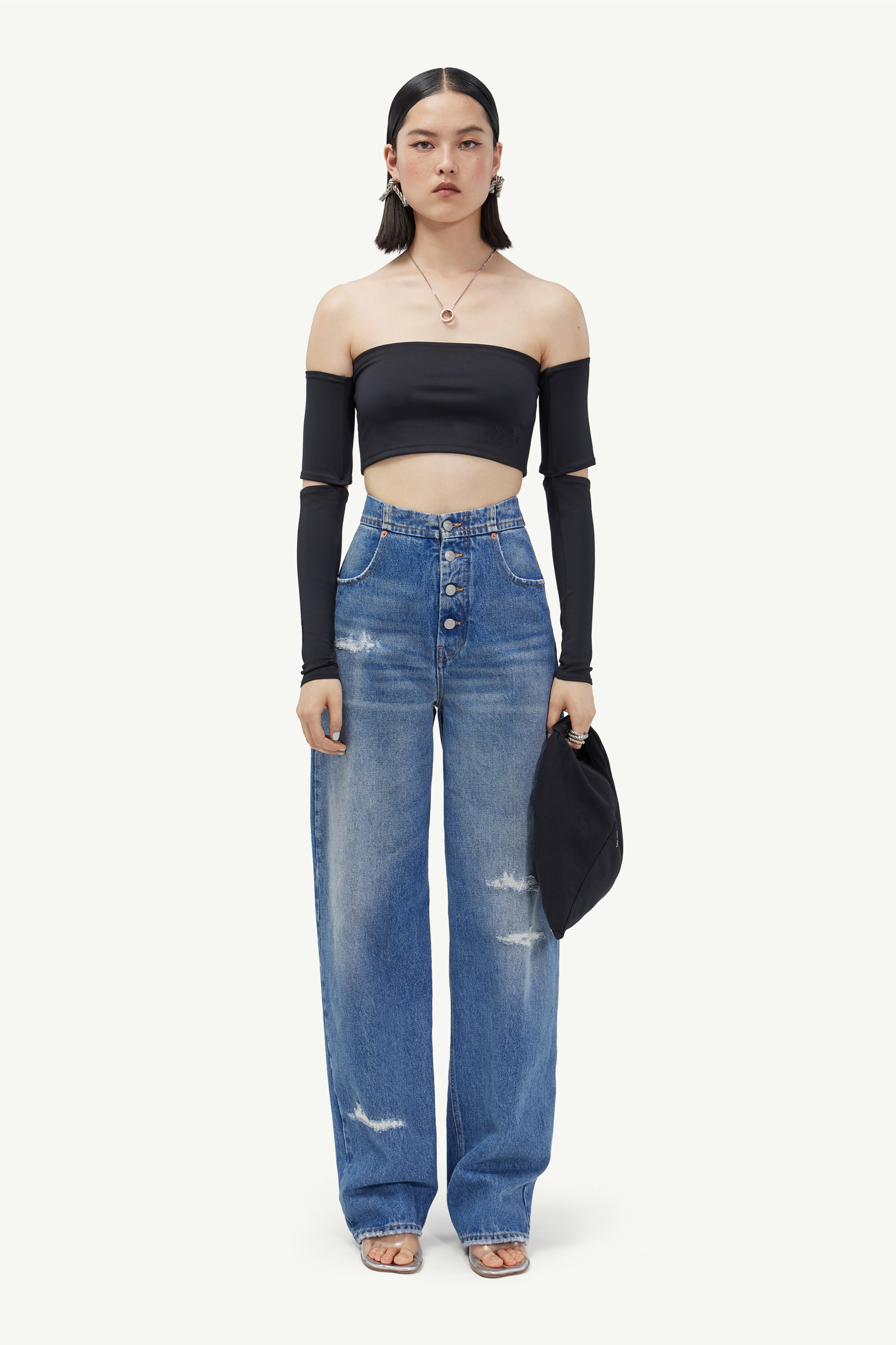 High-waist jeans - 2