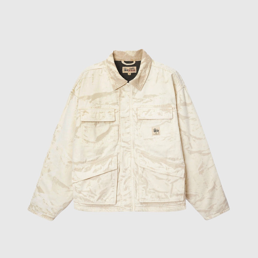 Stüssy DISTRESSED CANVAS SHOP JACKET | REVERSIBLE