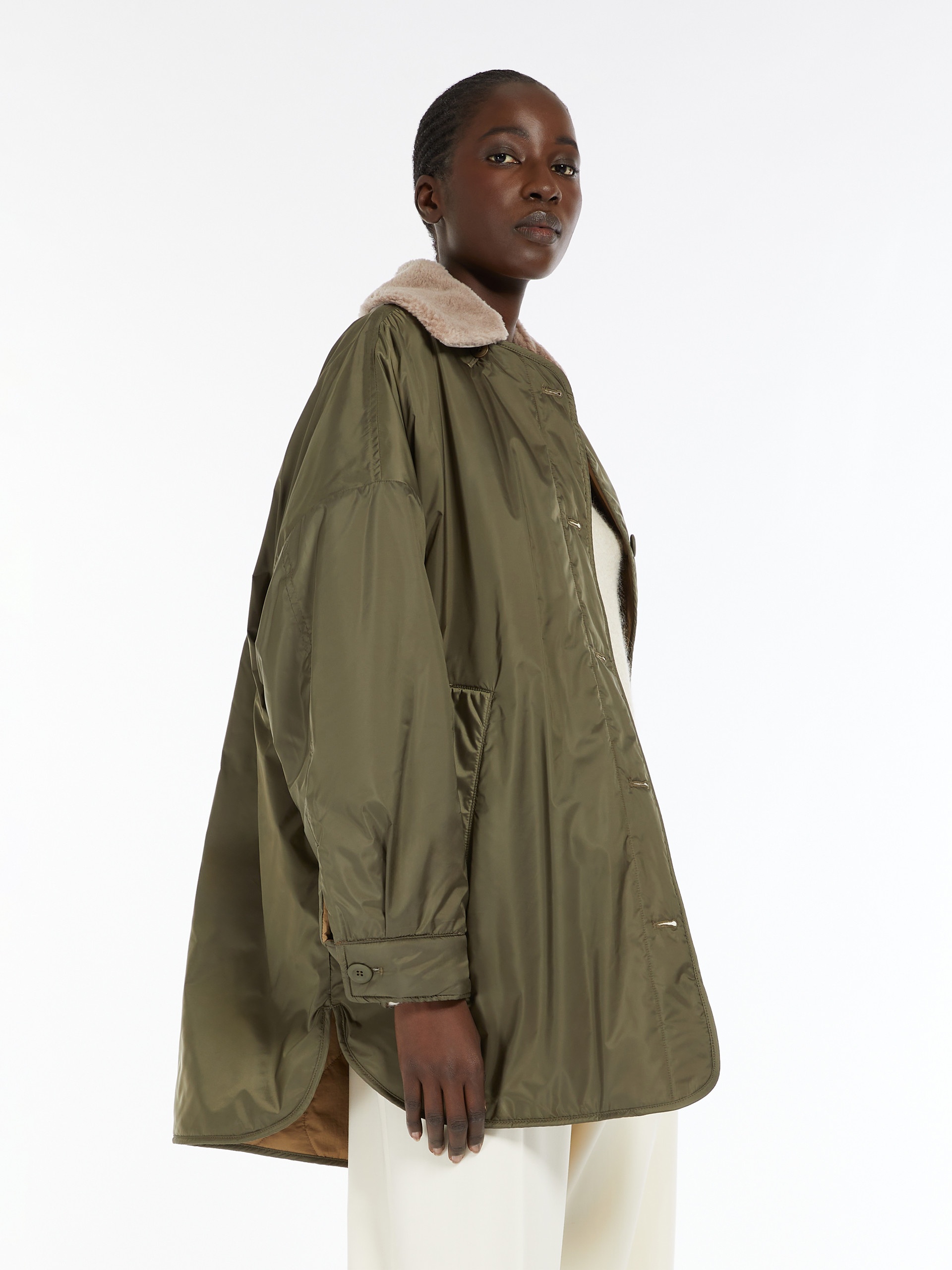 DRAVA Reversible water-repellent canvas down jacket - 5