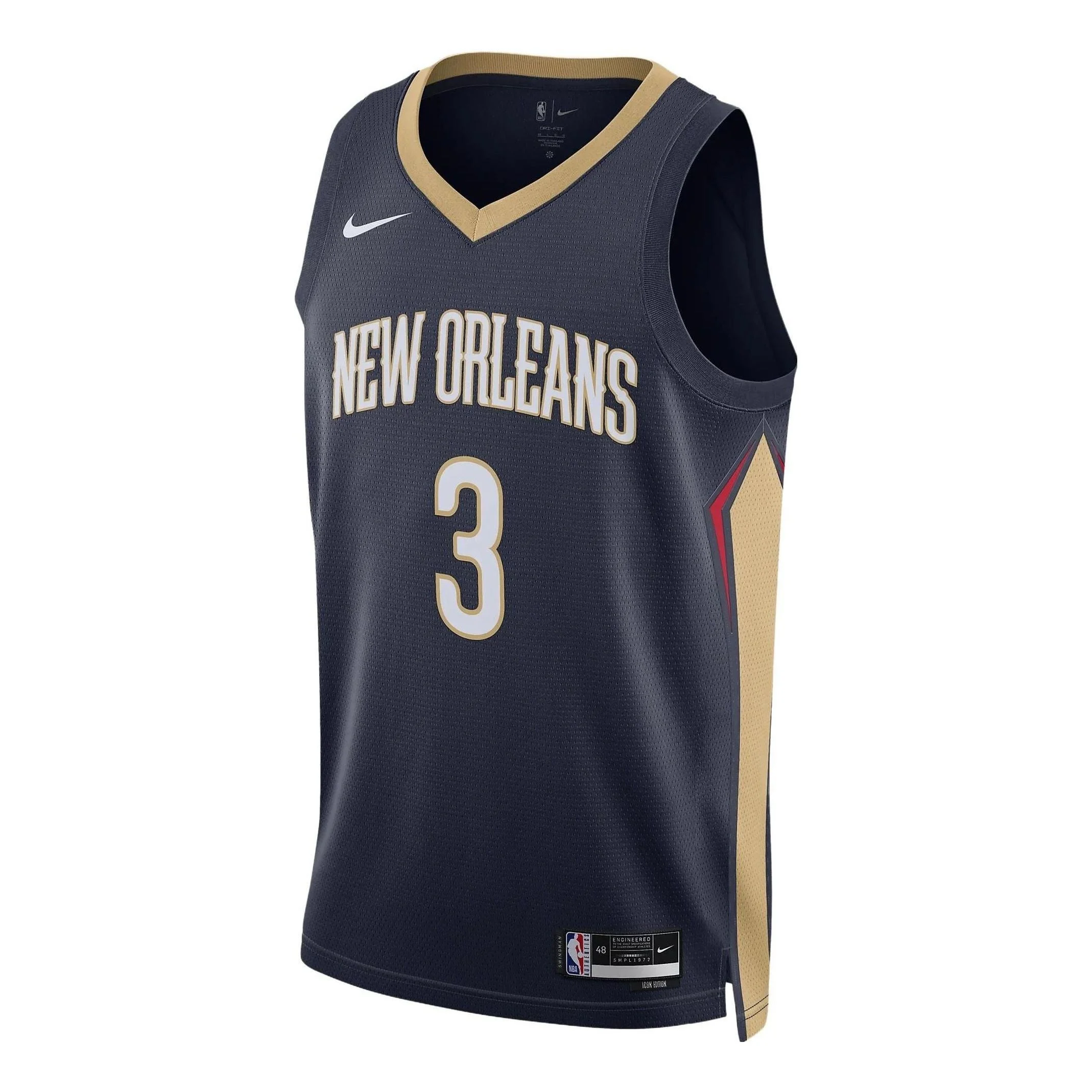 Nike x NBA New Orleans Pelicans Icon Edition Jersey 'CJ McCollum 3' DN2014-424 - 1
