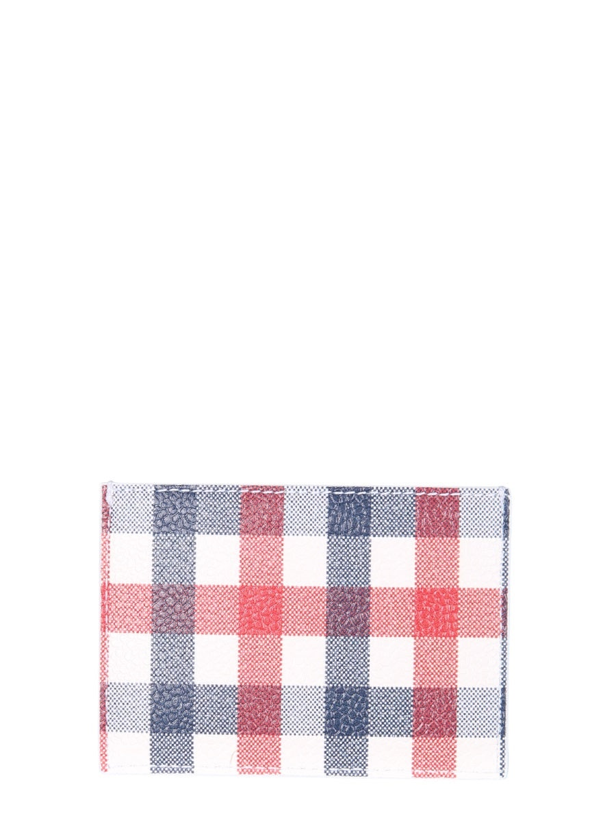 Thom Browne Men Card Holder With Logo - 2