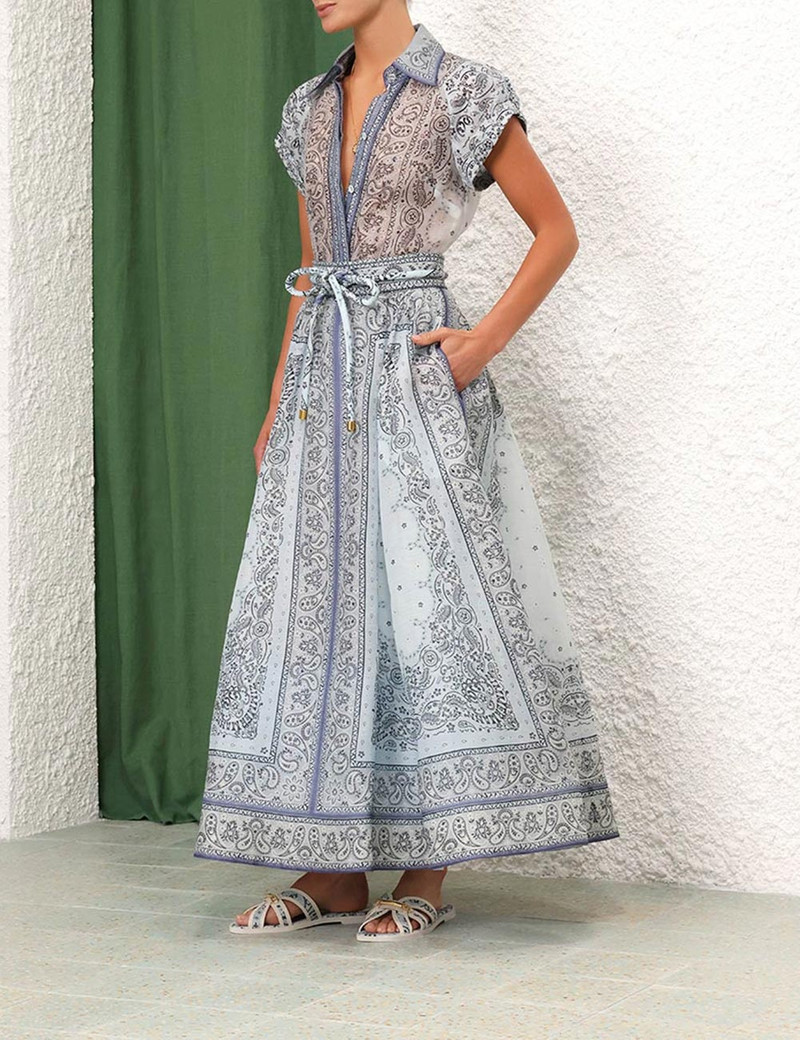 MATCHMAKER GATHERED MIDI SKIRT 3